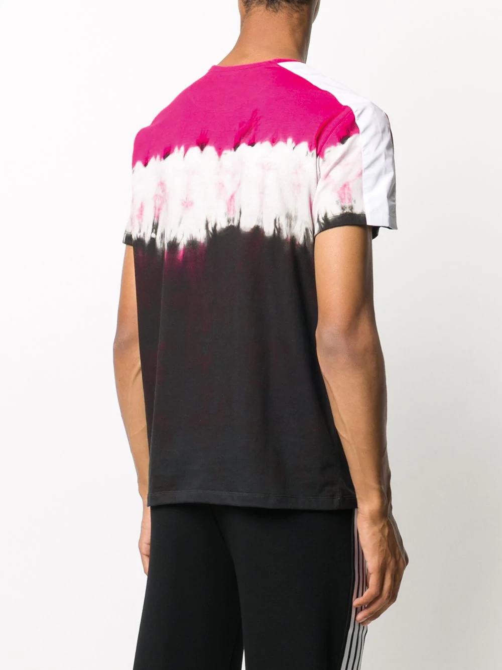 logo-print colour-block T-shirt - 4