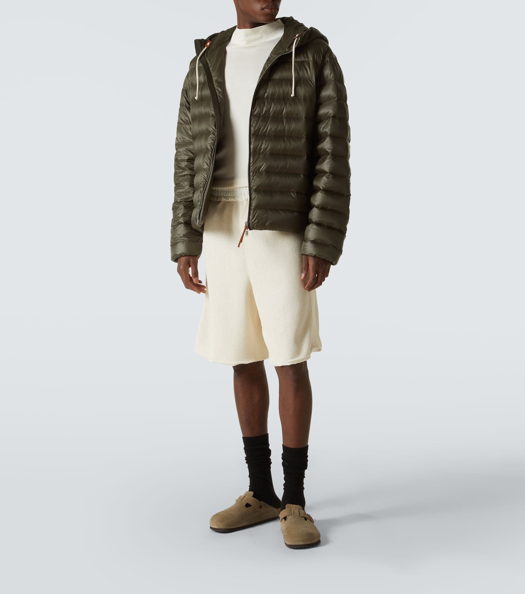 Quilted down jacket - 2