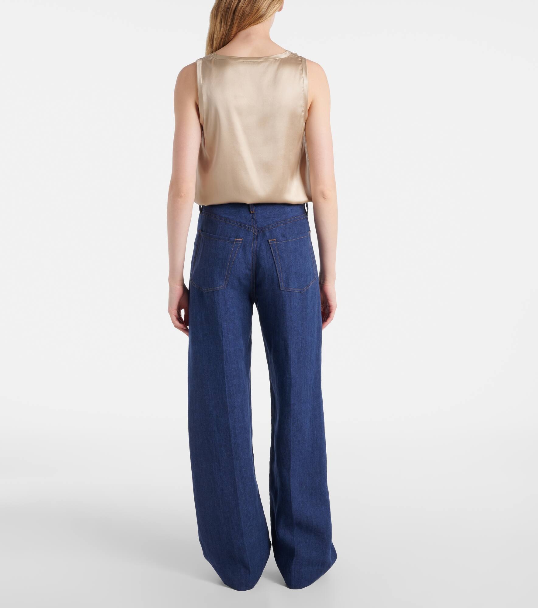 x Argent Ayla mid-rise wide-leg jeans - 3
