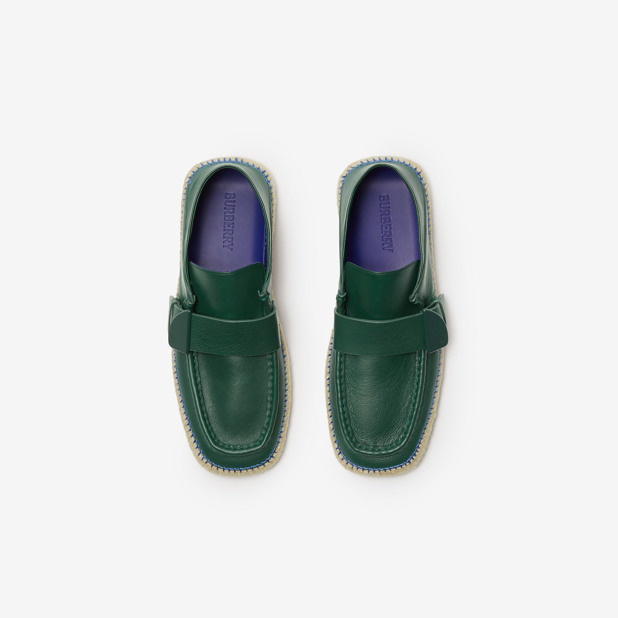 Leather Deck Espadrilles - 5