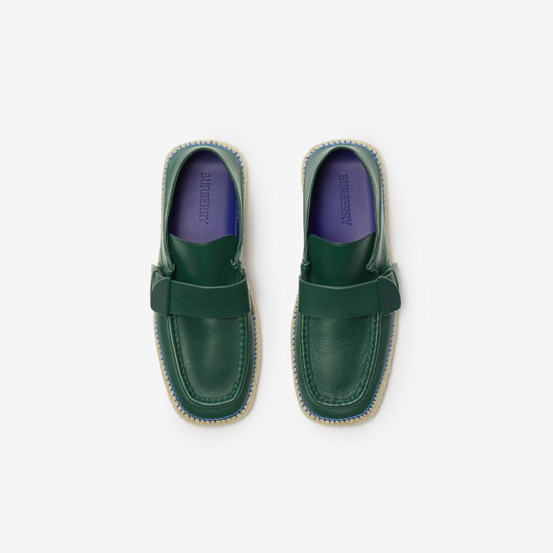 Leather Deck Espadrilles 5