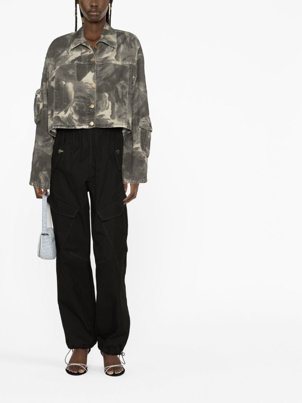 abstract-print jacket - 2