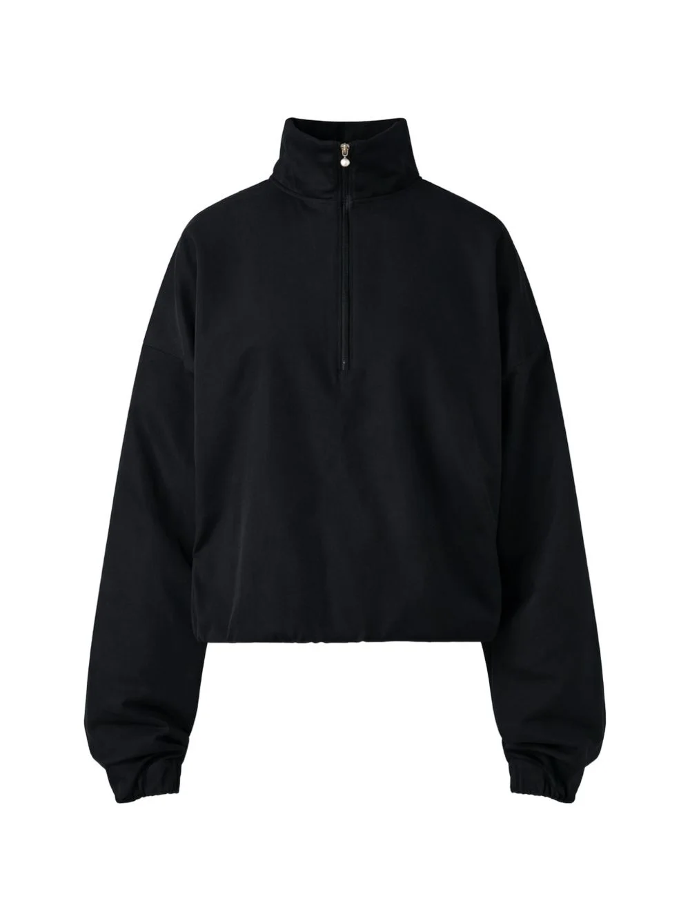 high-neck zip sweatshirt - 1