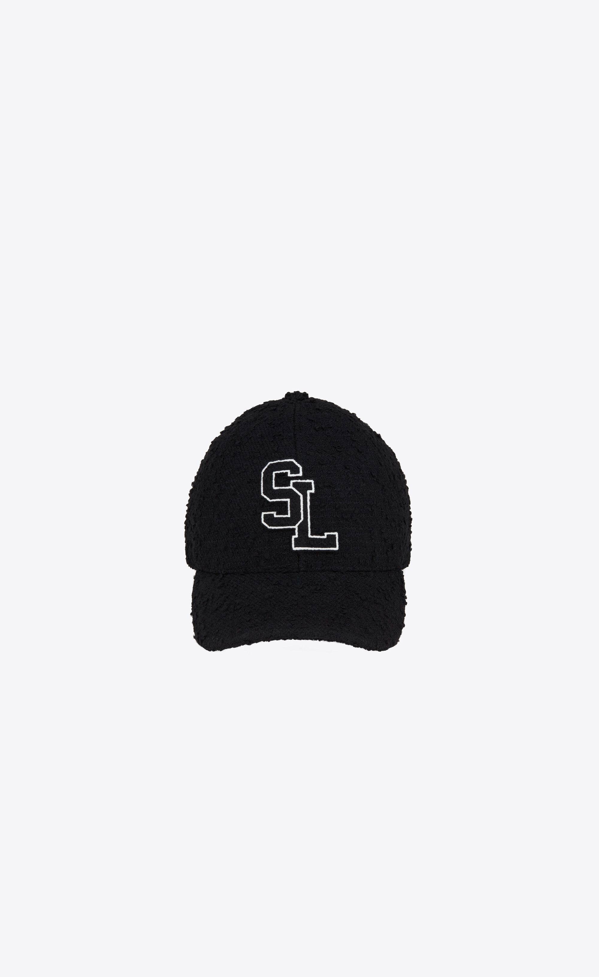 sl baseball cap in bouclé tweed wool - 1