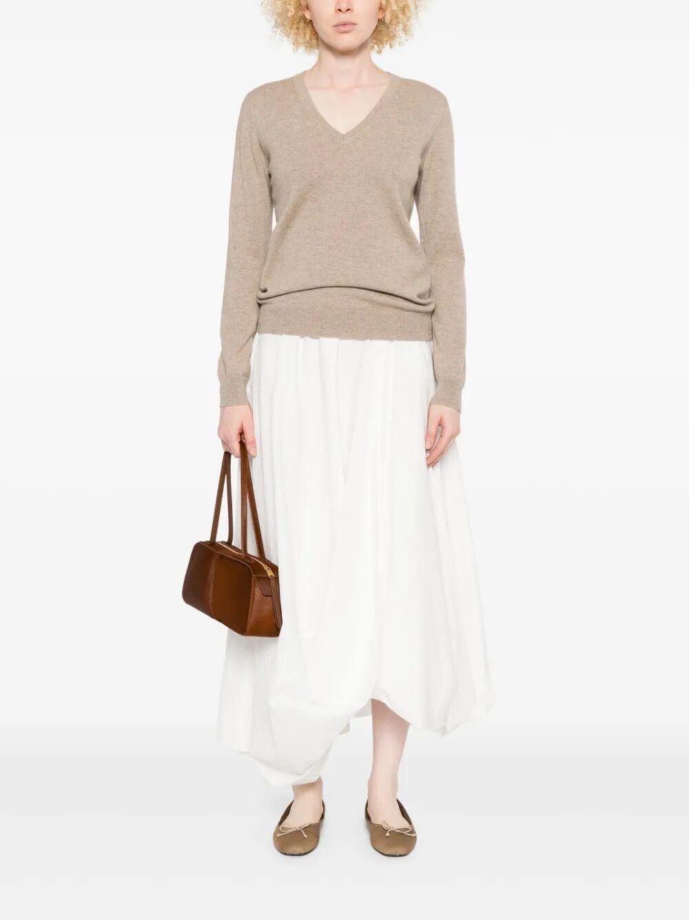 Cashmere Sweater With Monili - 2