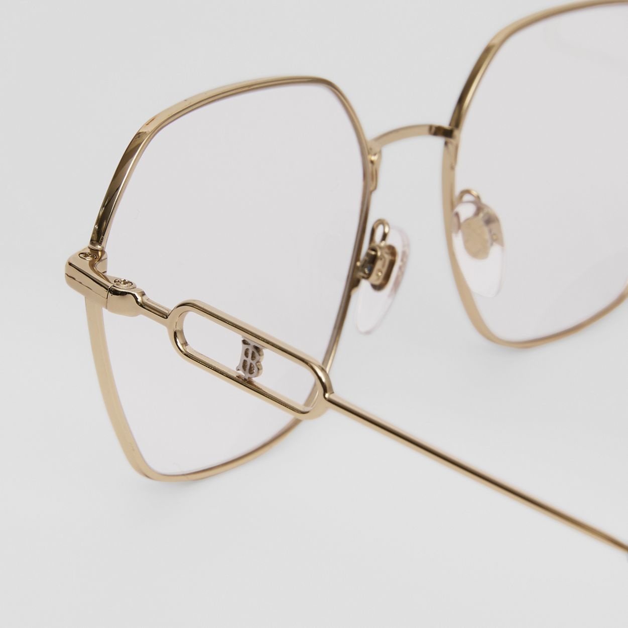 Chain-link Detail Geometric Optical Frames - 2