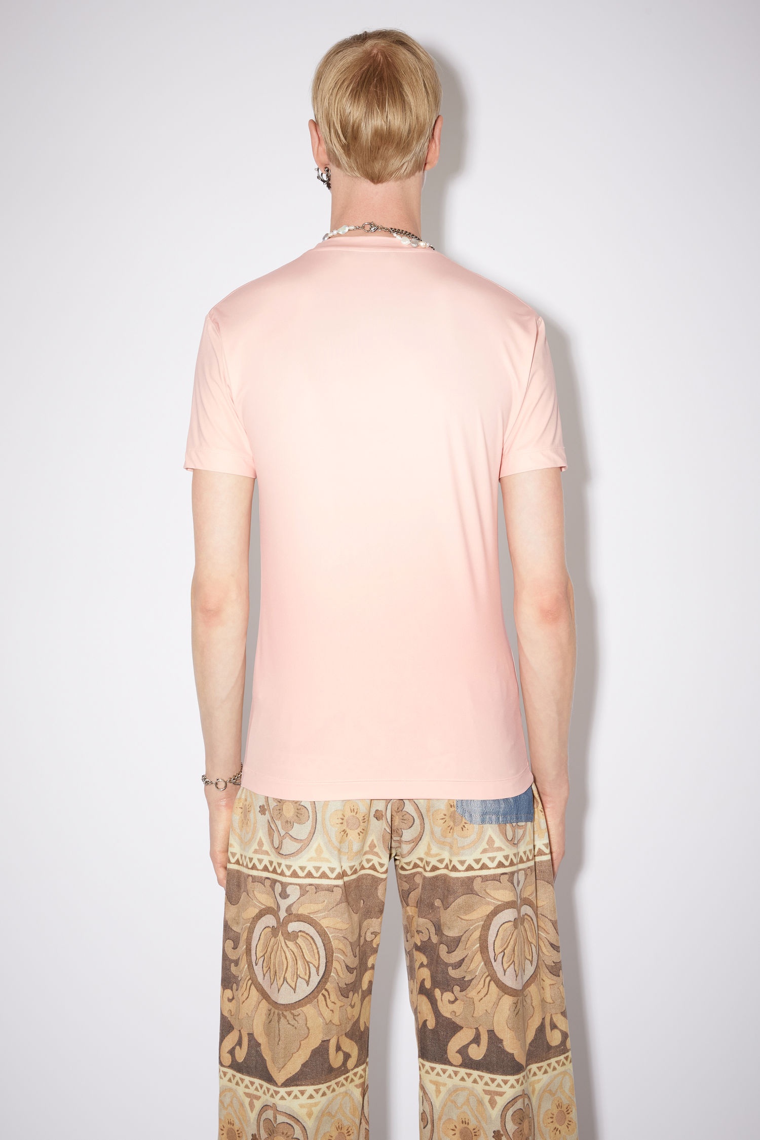 Rose print t-shirt - Rose pink - 3