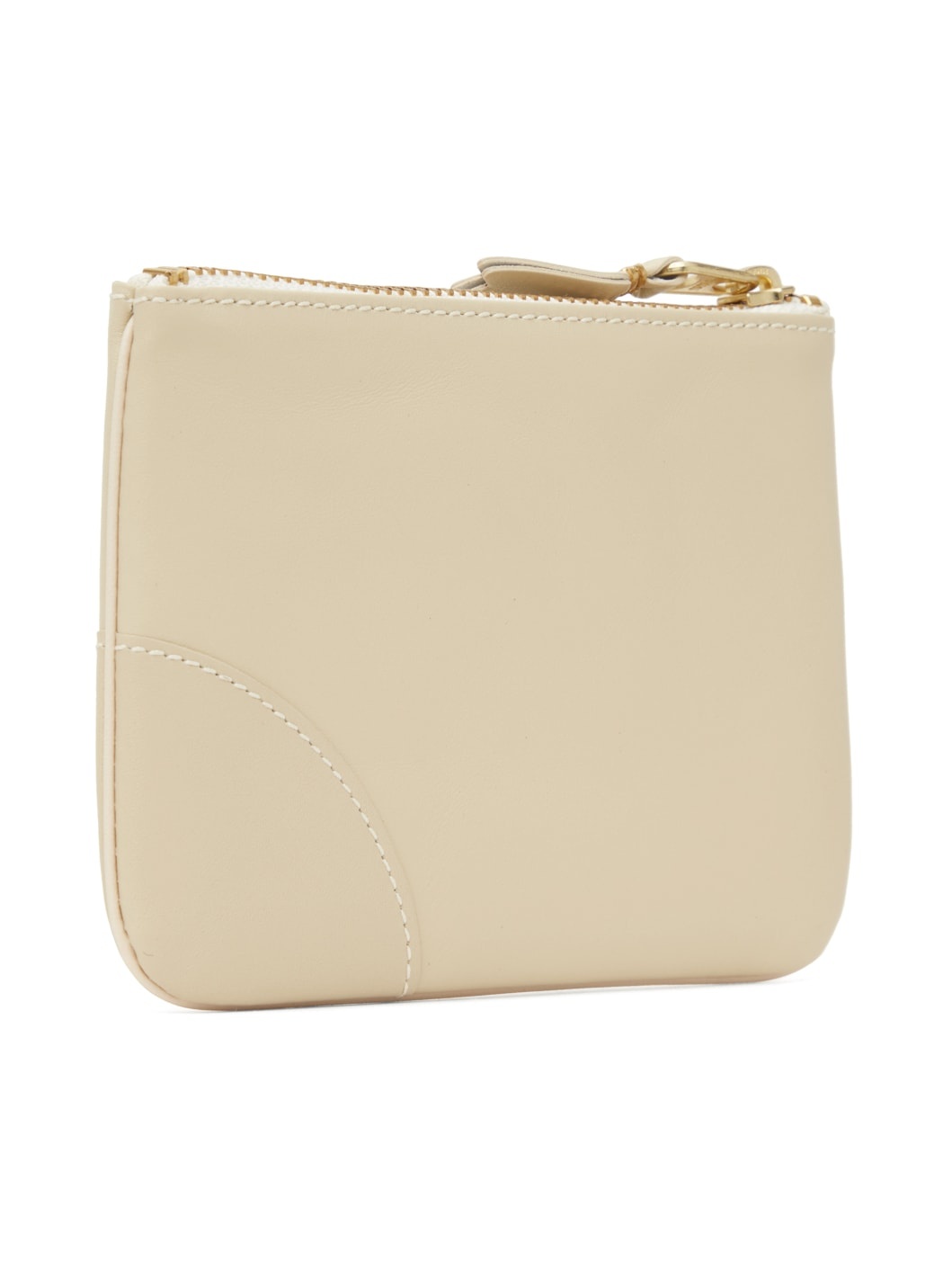 Beige Zip Pouch - 3