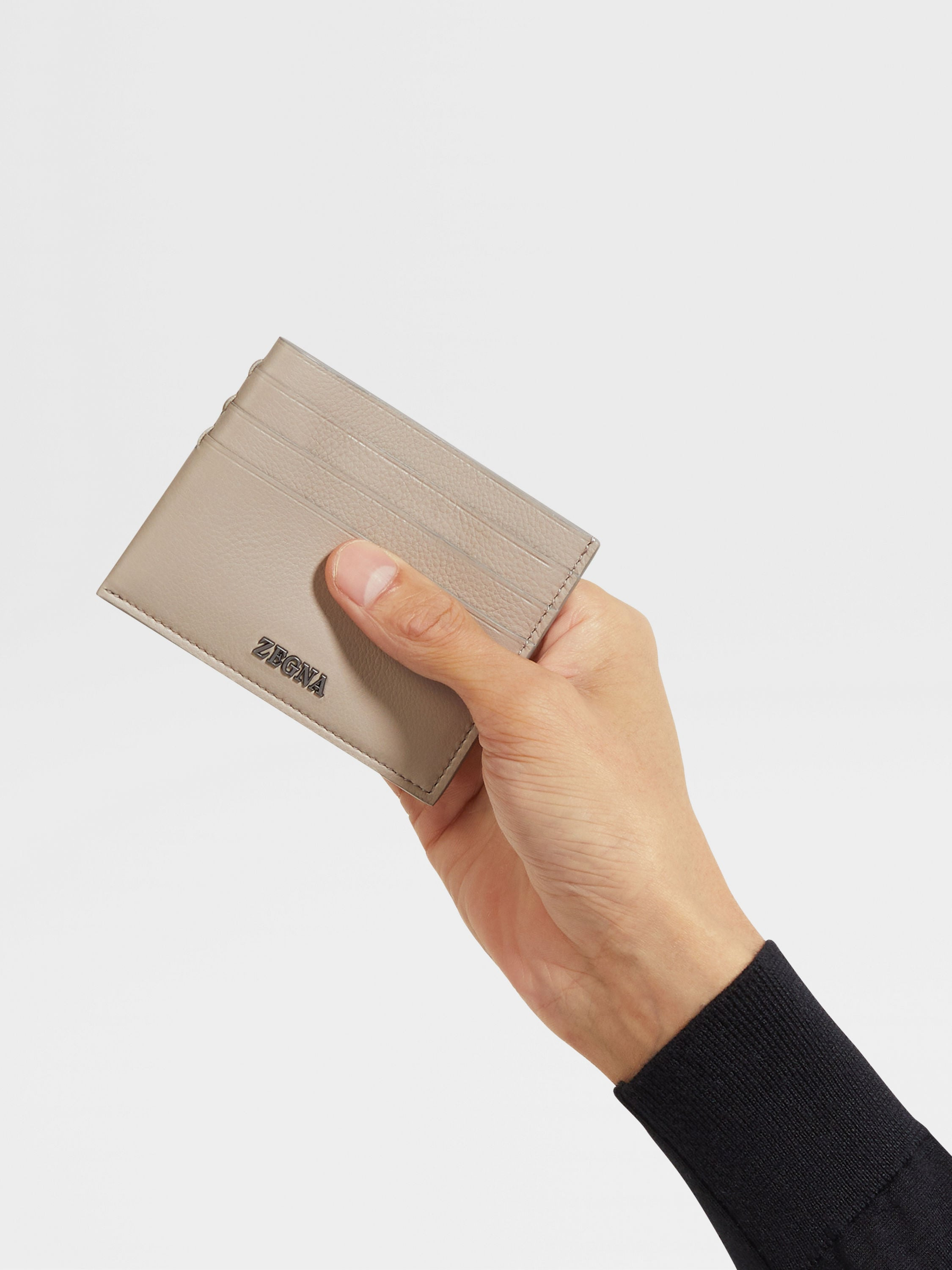 LIGHT TAUPE SECONDSKIN CARD CASE - 4
