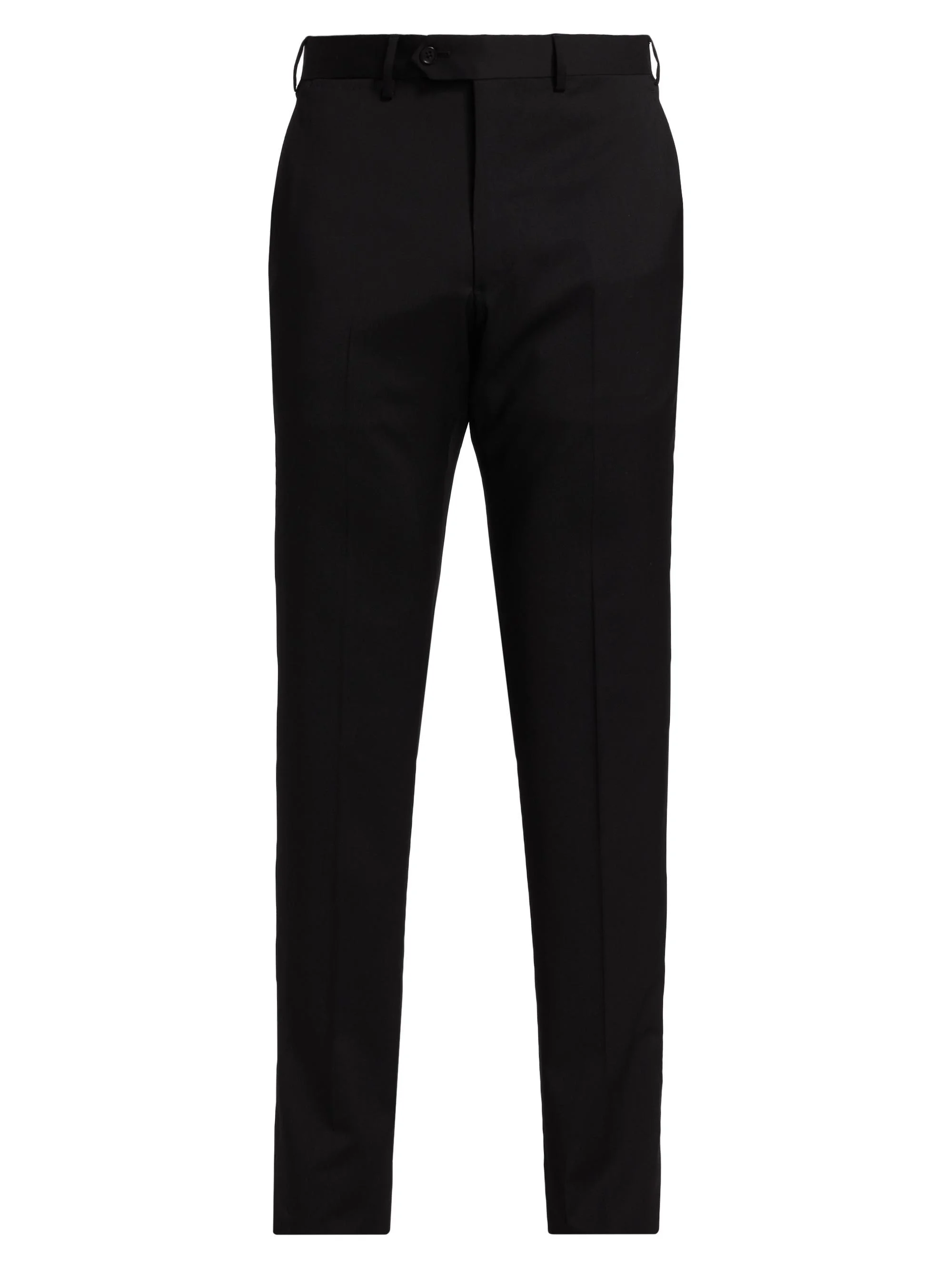 Men's Classic Wool Trousers - Black - 1