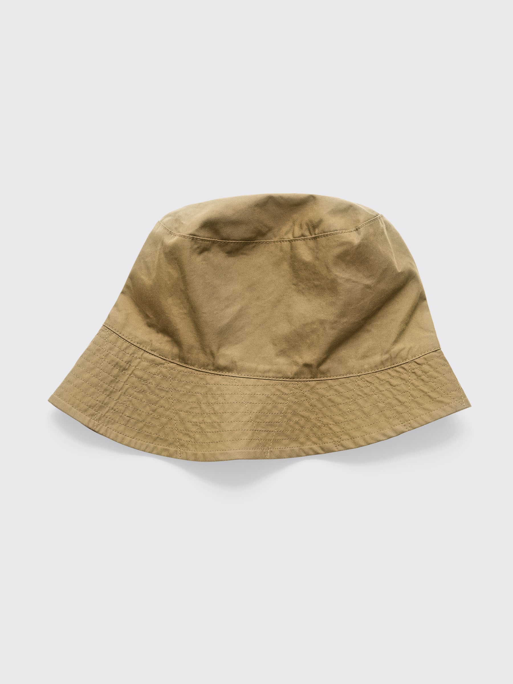 ENGINEERED GARMENTS BUCKET HAT KHAKI NYCO TWILL - 2