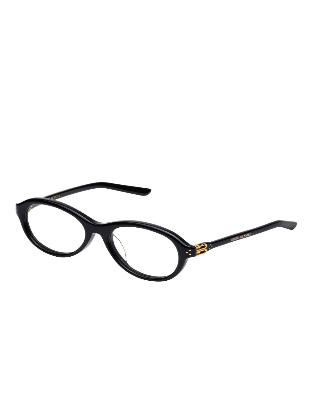 oval-frame glasses - 3