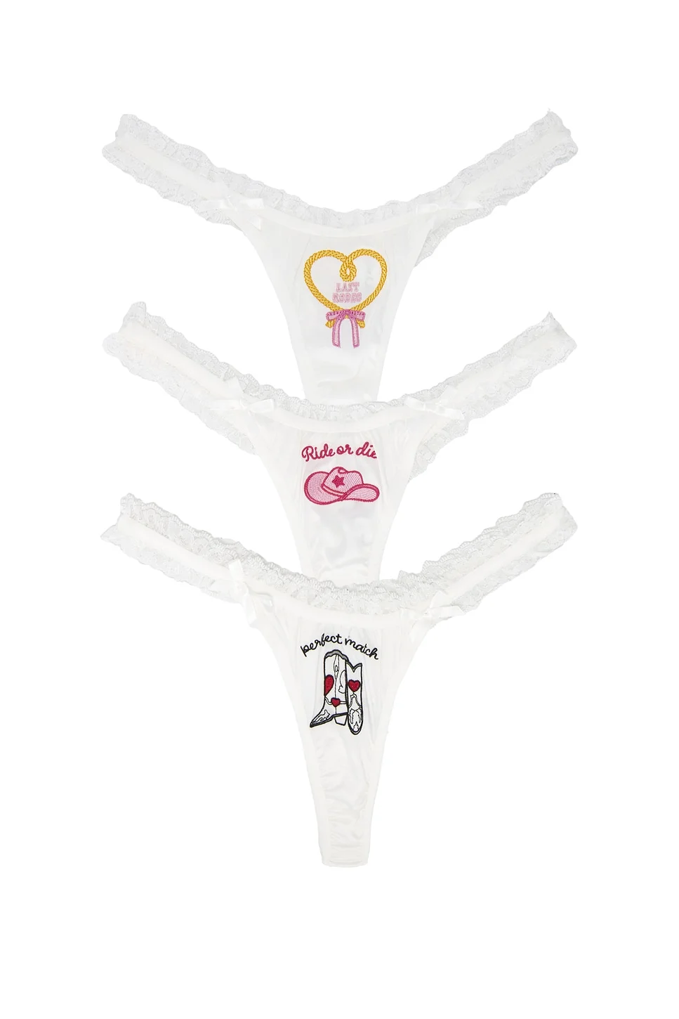 Bachelorette Thong Panty Pack of 3 - 1