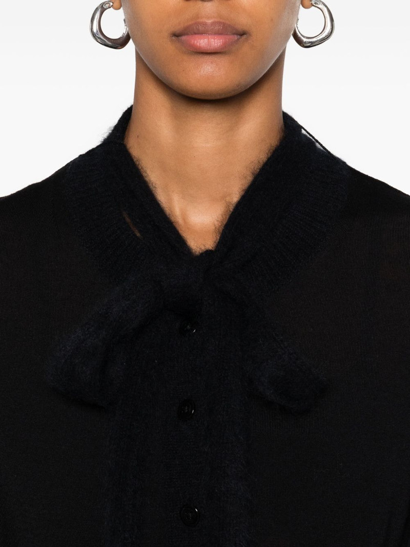 round-neck cashmere cardigan 5
