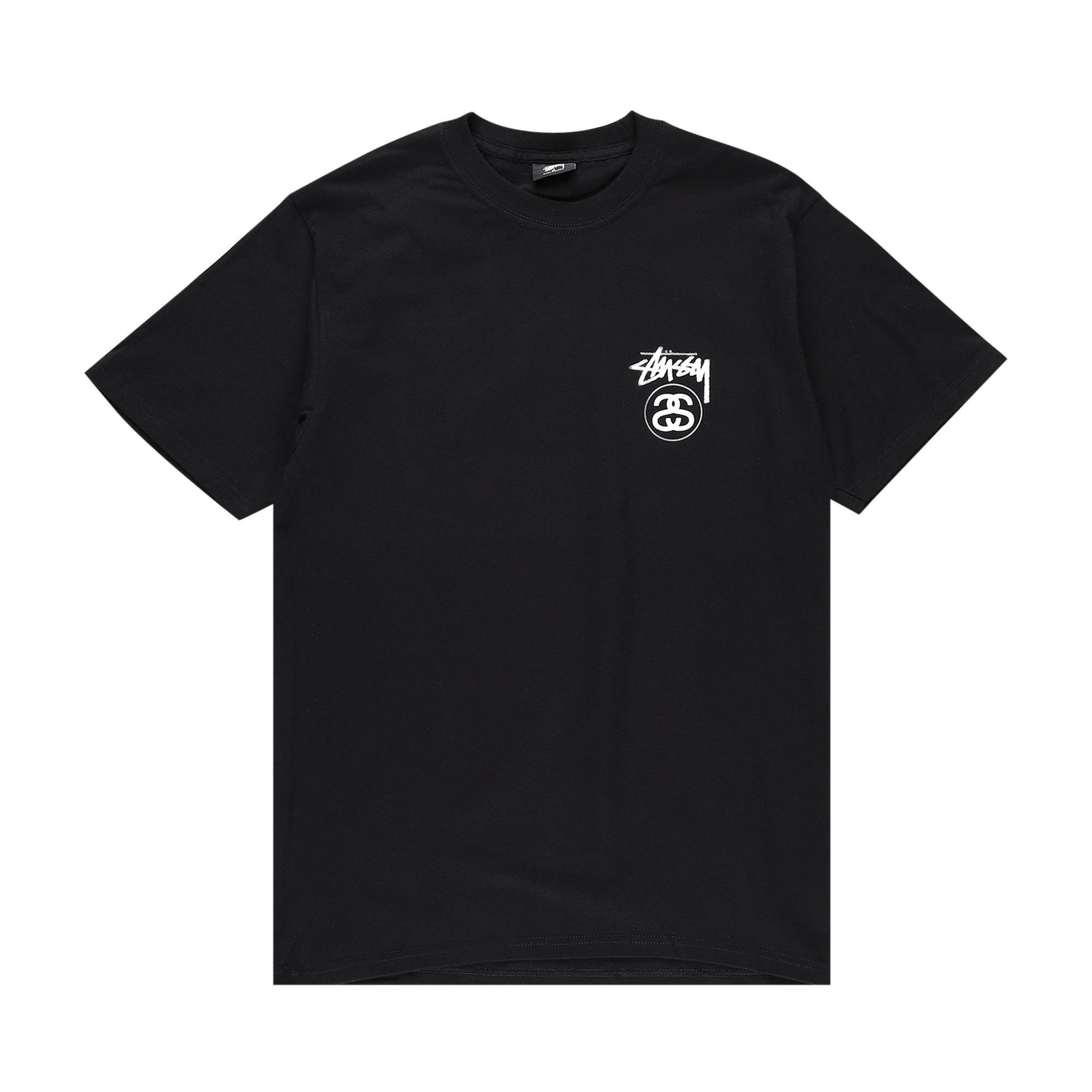 Stussy Stock Link Tee 'Black' - 1