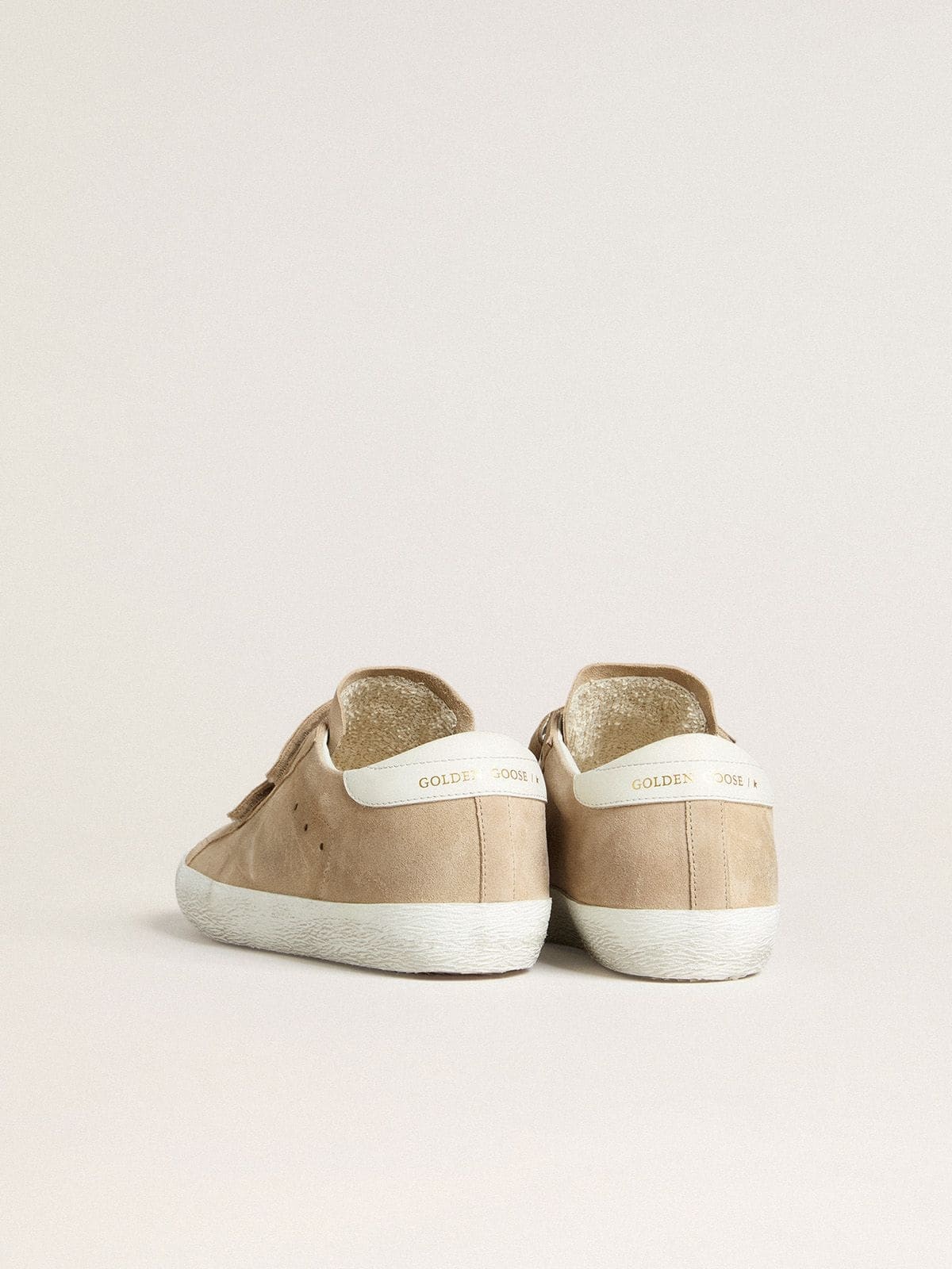 Women’s Old School in beige suede with white leather heel tab - 4