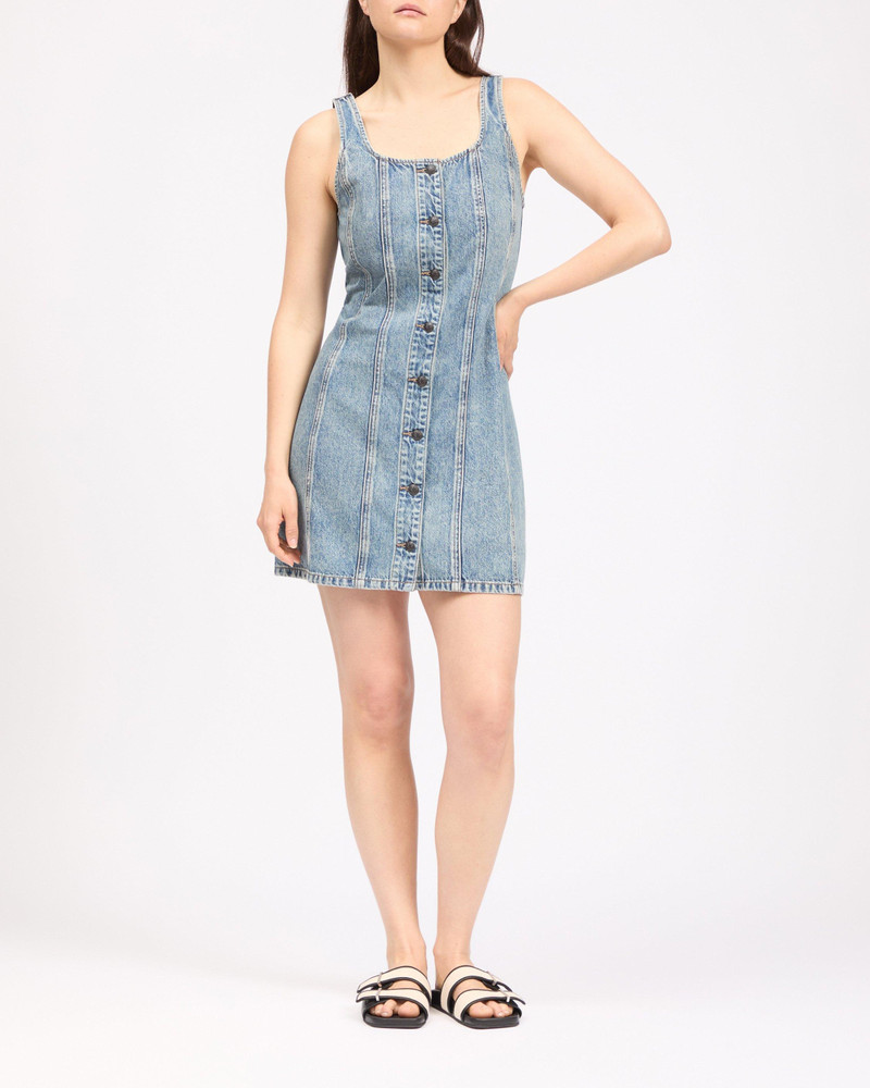 Lorraine Denim Dress Lightweight Rigid Denim 1