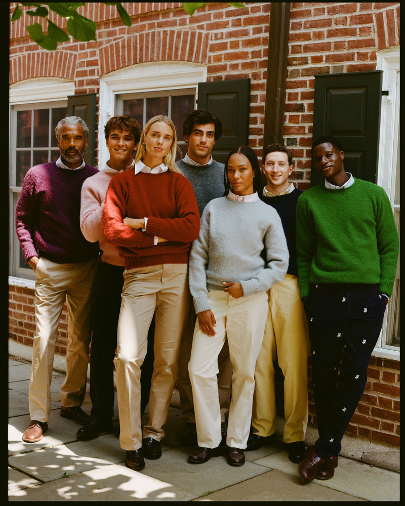 MADE-IN-SCOTLAND ORANGE MIX SHAGGY DOG SWEATER - CLASSIC FIT 3