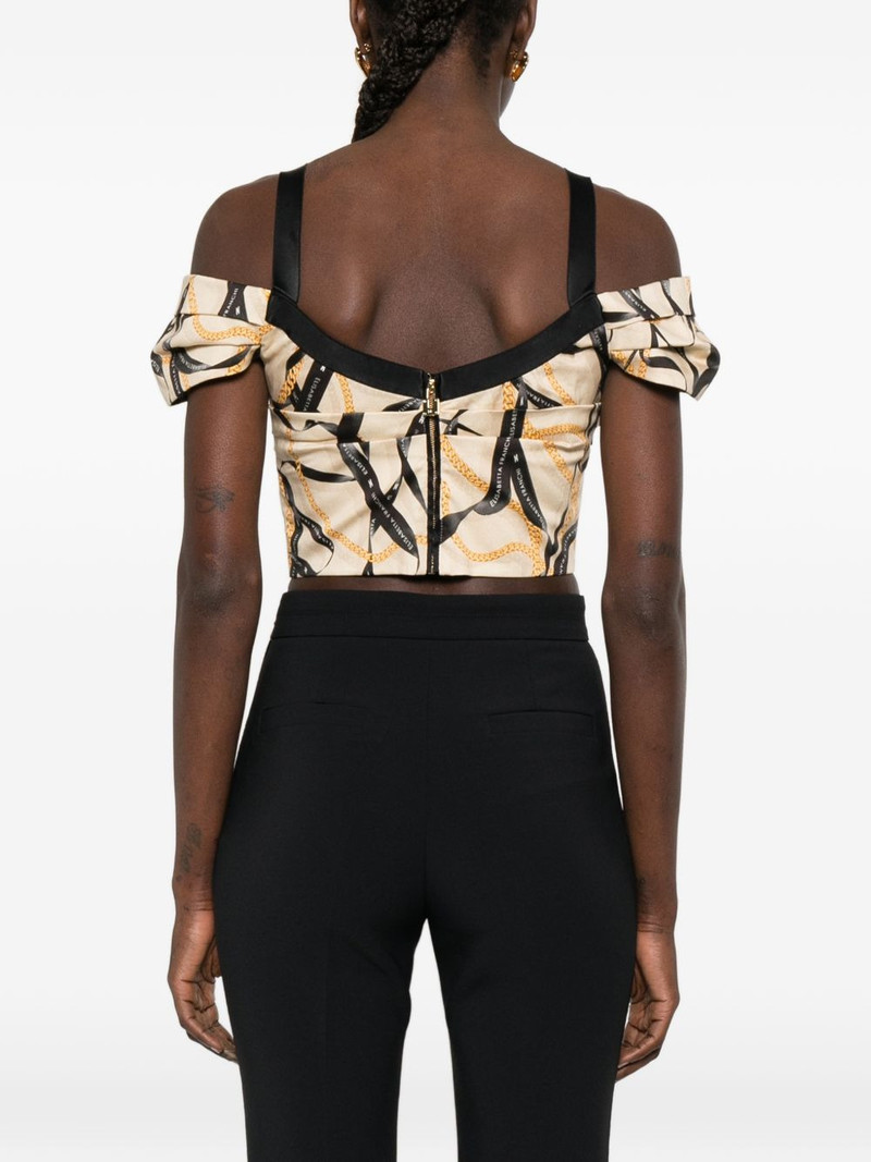 chain print top 4