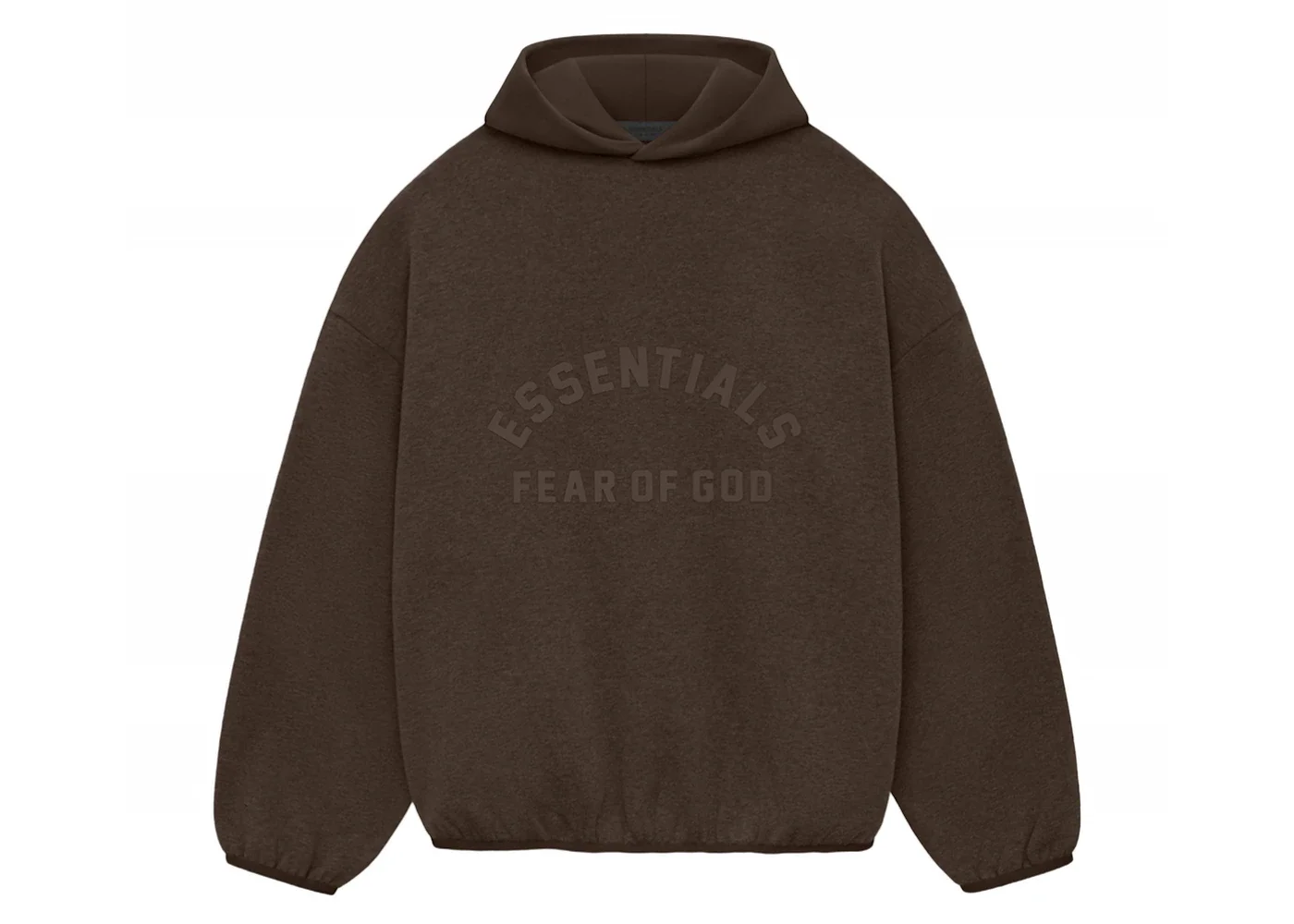 Fear of God Essentials Core Collection Nylon Fleece Hoodie Heather Wood/Wood - 1