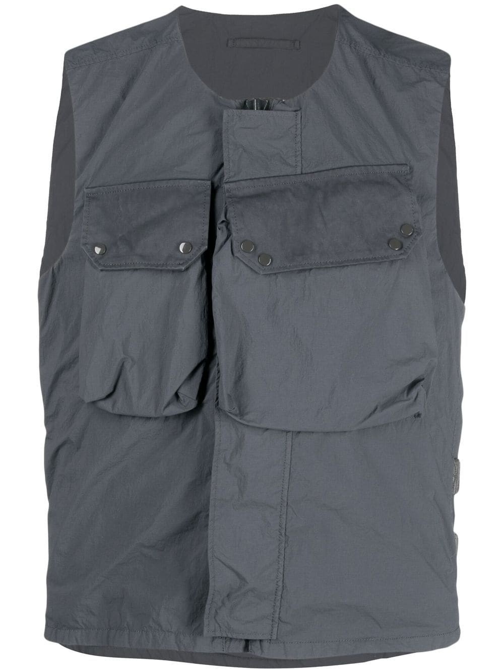 flap-pocket gilet - 1