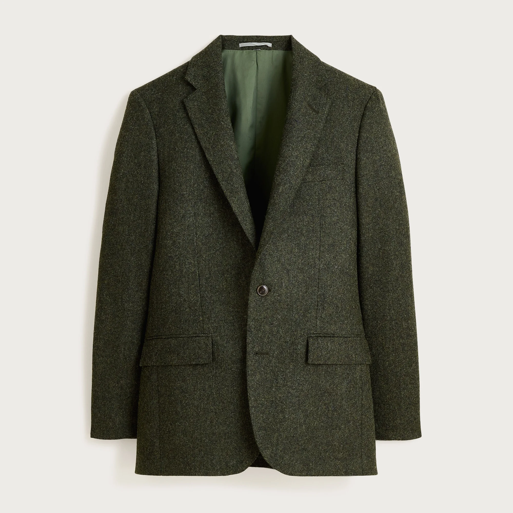 Ludlow Slim-fit suit jacket in English donegal wool tweed - 1