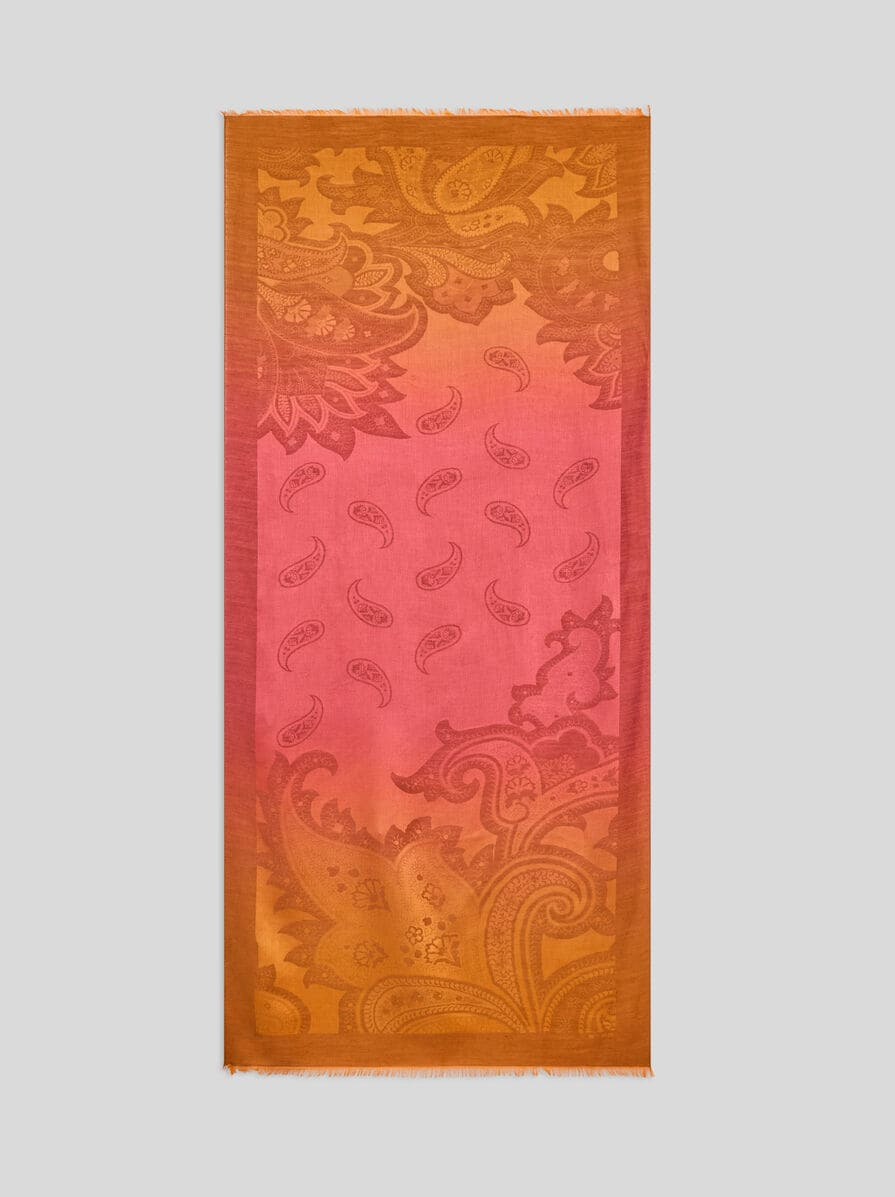 DÉGRADÉ PAISLEY SCARF - 2