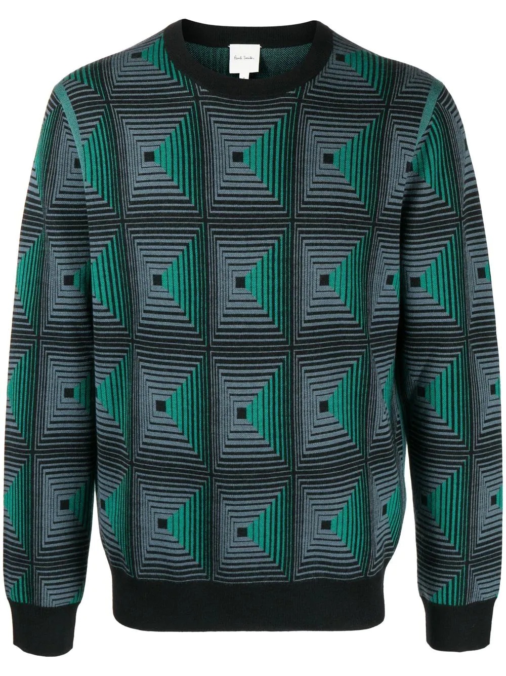 Cinema Geo jacquard jumper - 1