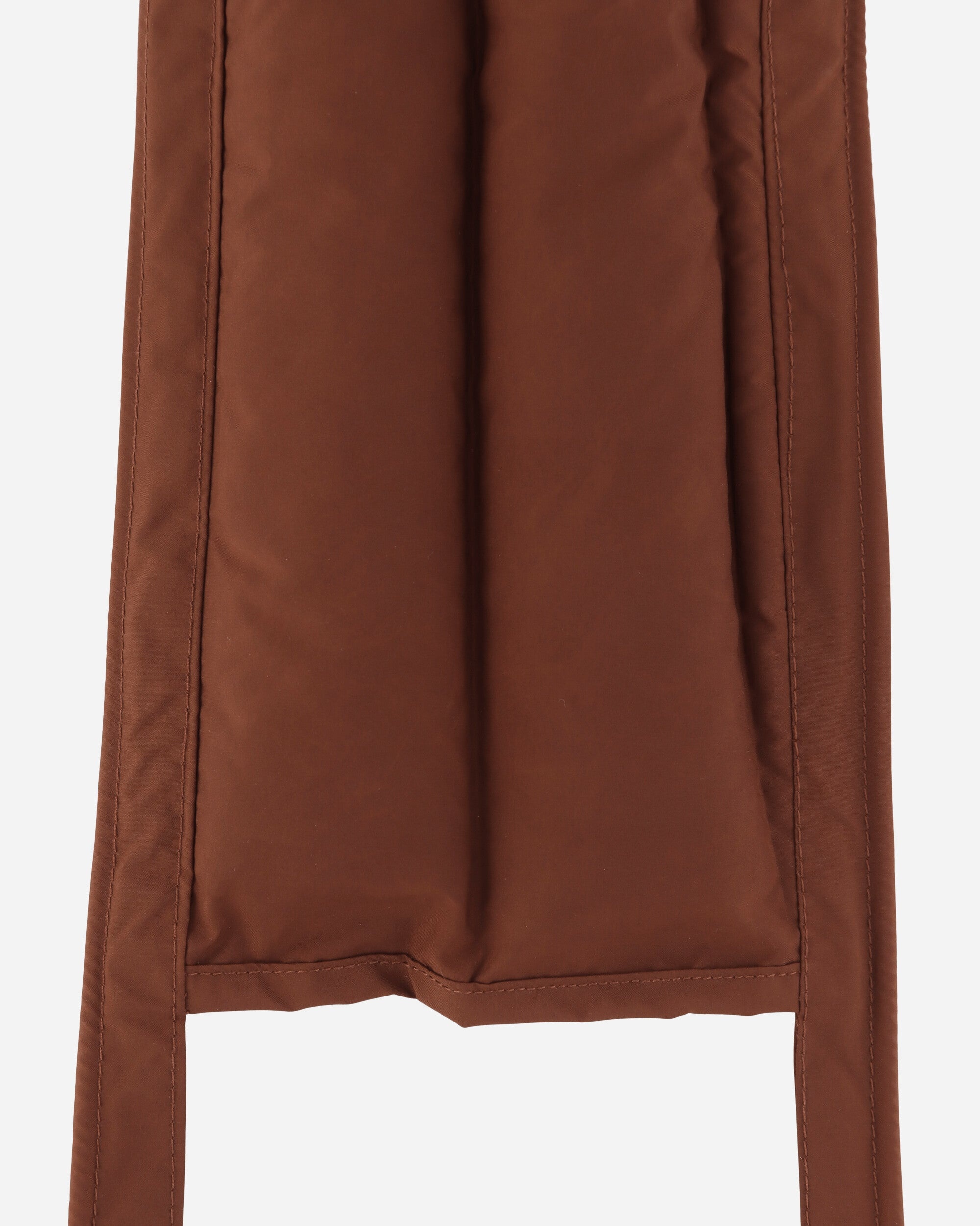 Padded Nylon Adjustable Scarf Brown - 5