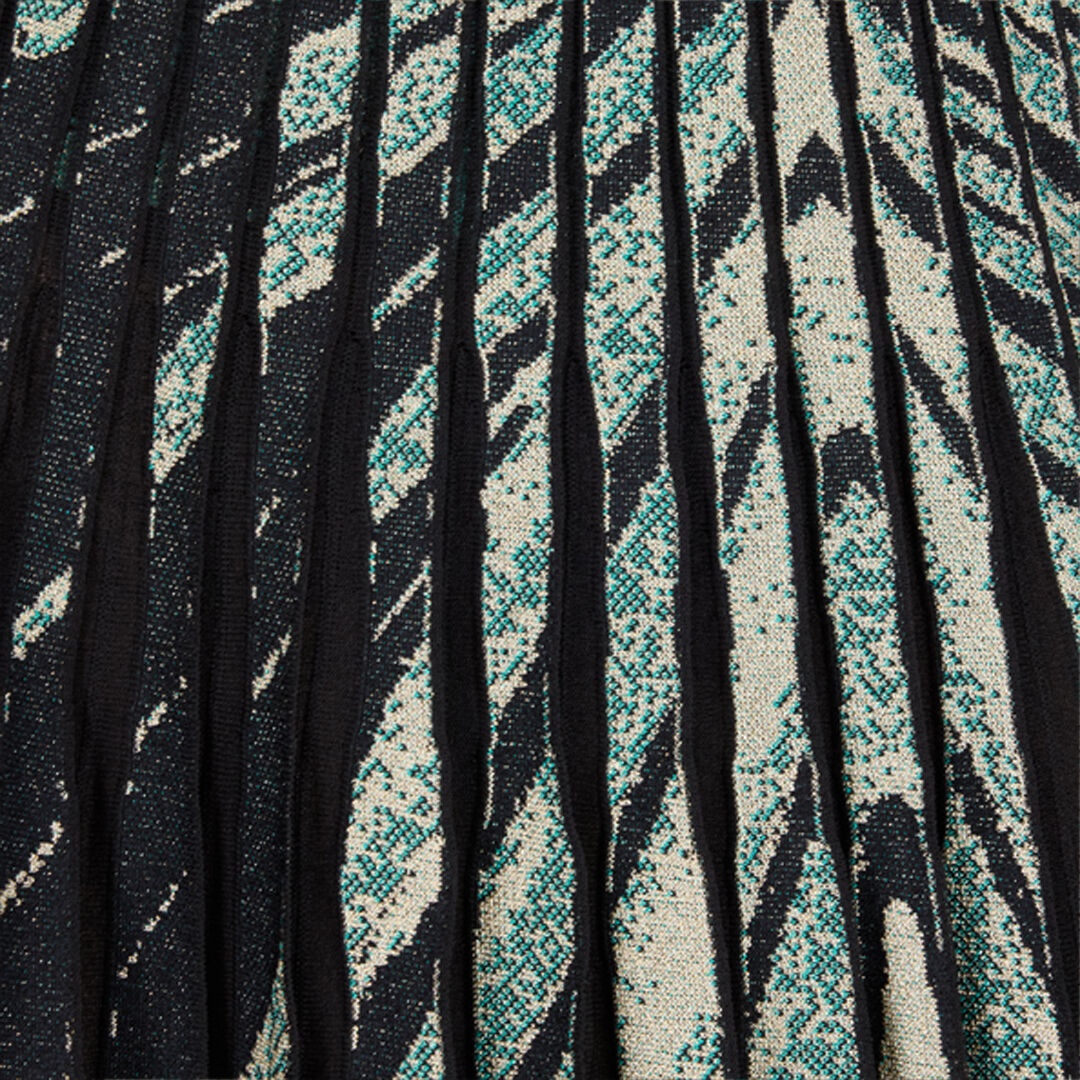 Ray Of Sea Print Skirt Mini - 5