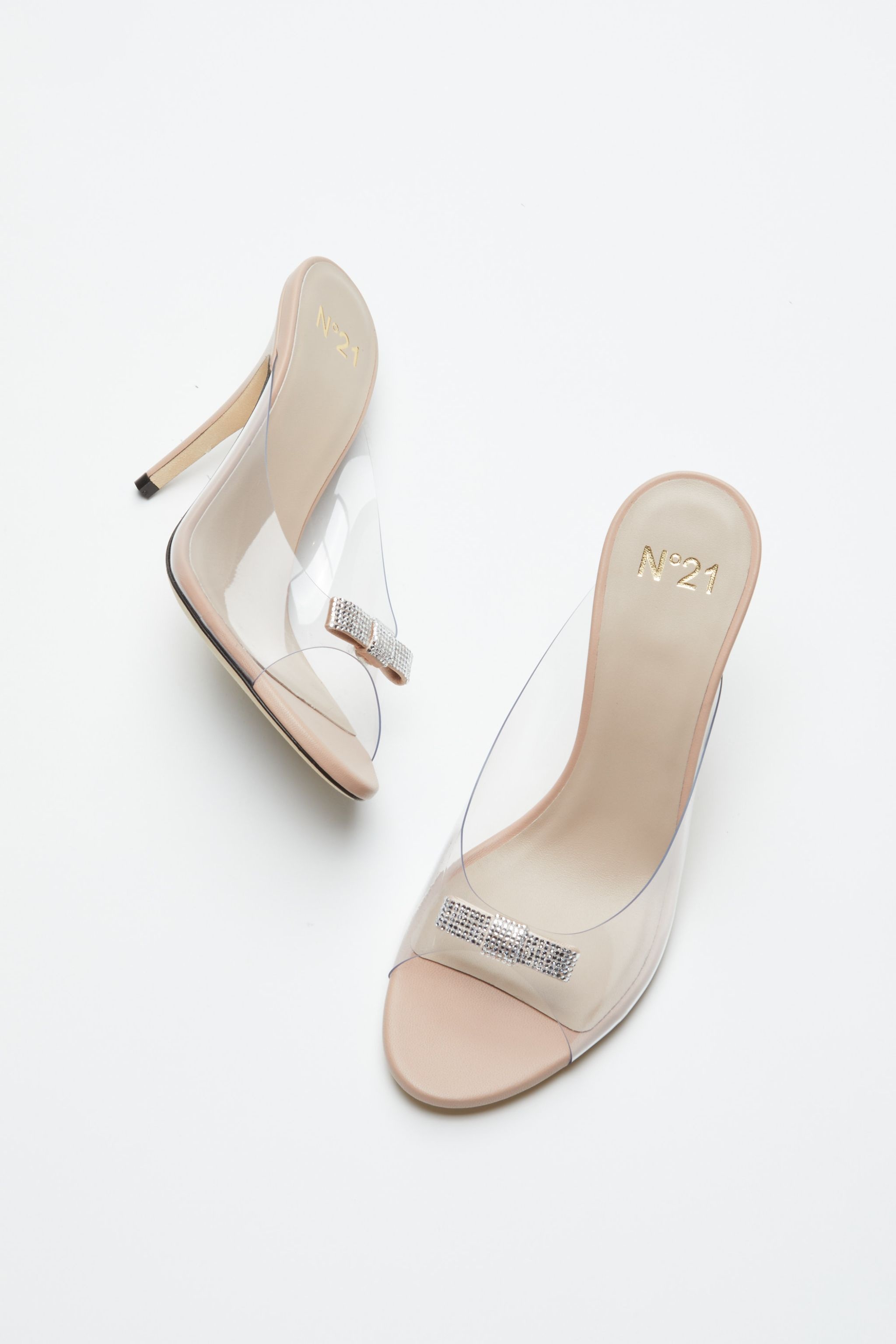CRYSTAL-EMBELLISHED BOW-DETAIL MULES - 5