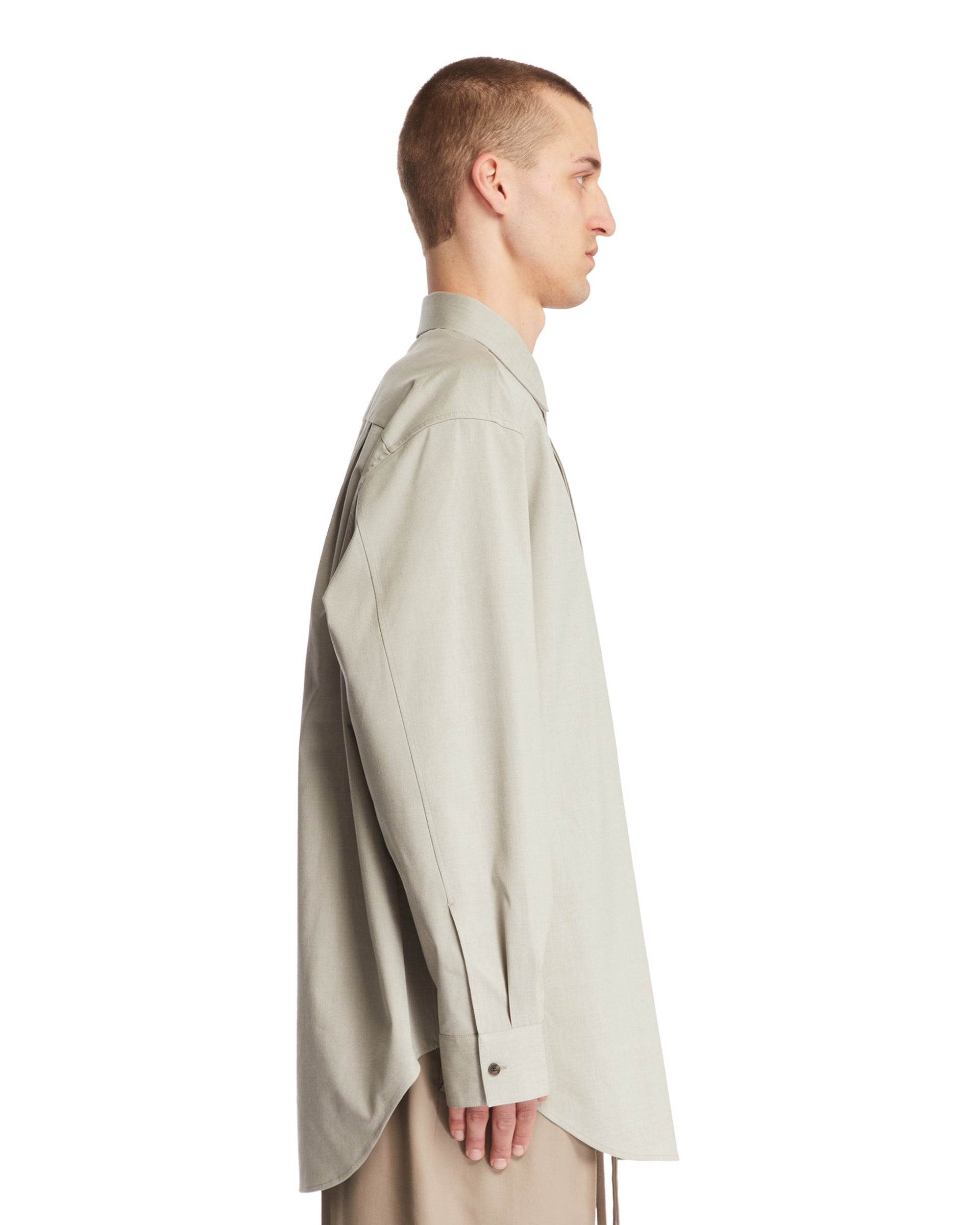 Gray Long-Sleeve Shirt - 5