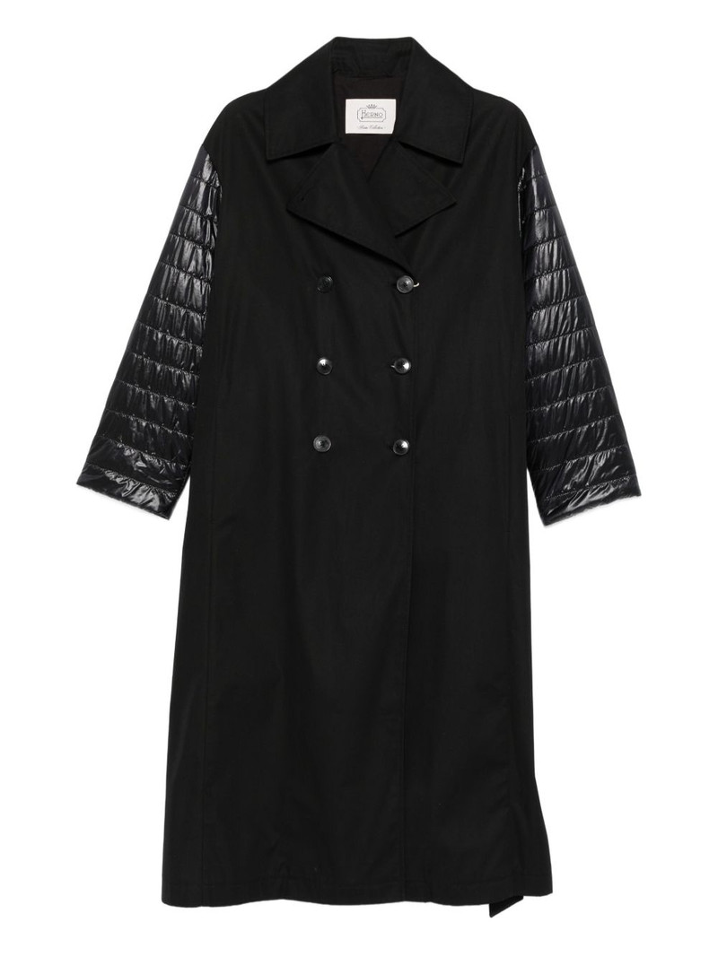 double-breasted quilted coat 1