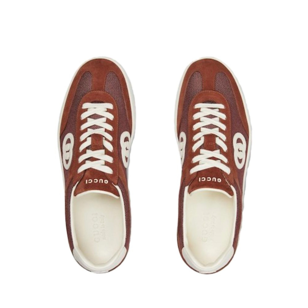 Gucci Interlocking Suede 'Red White' 791742-AADM0-6741 - 4