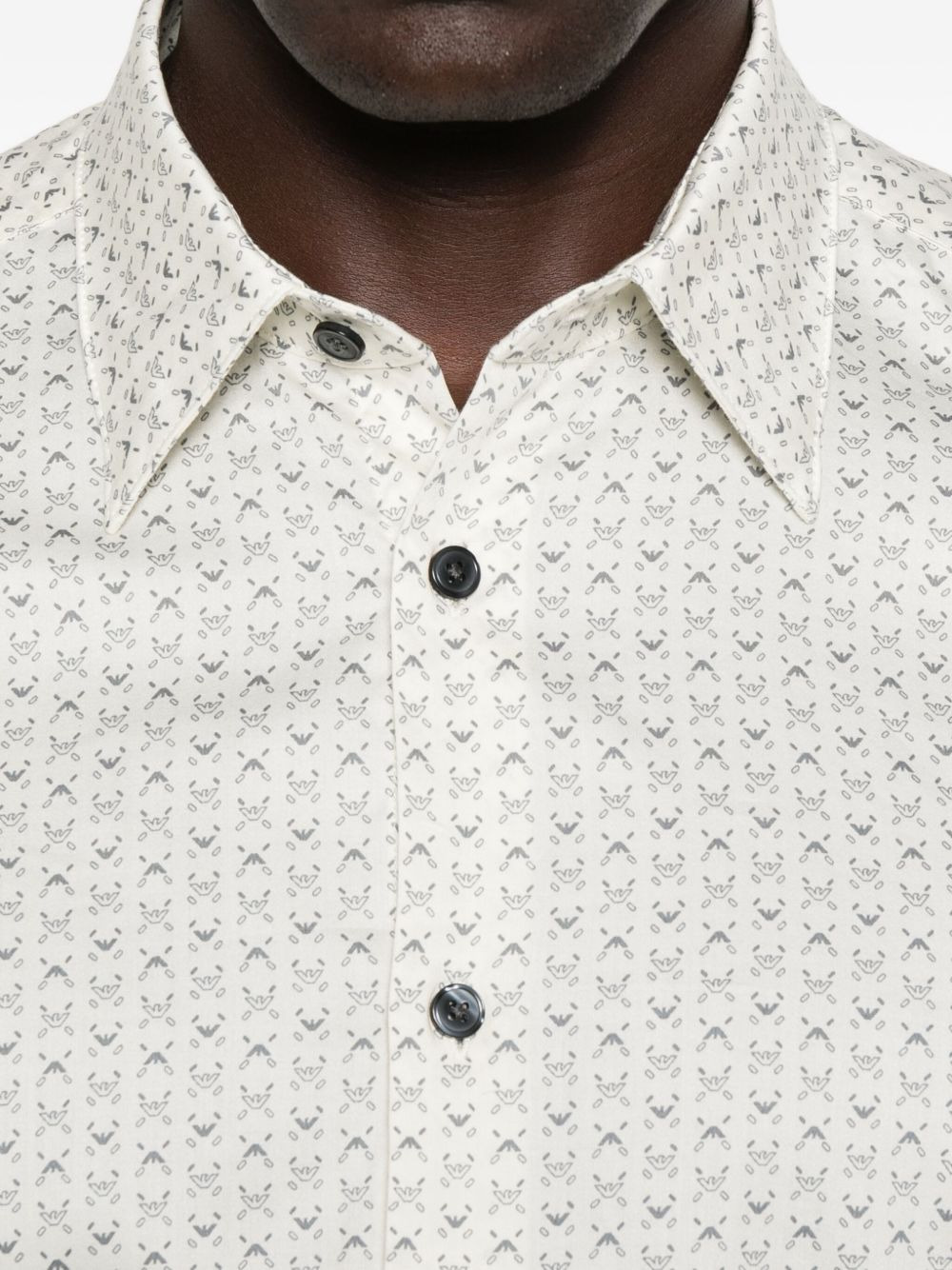 patterned cotton shirt - 5