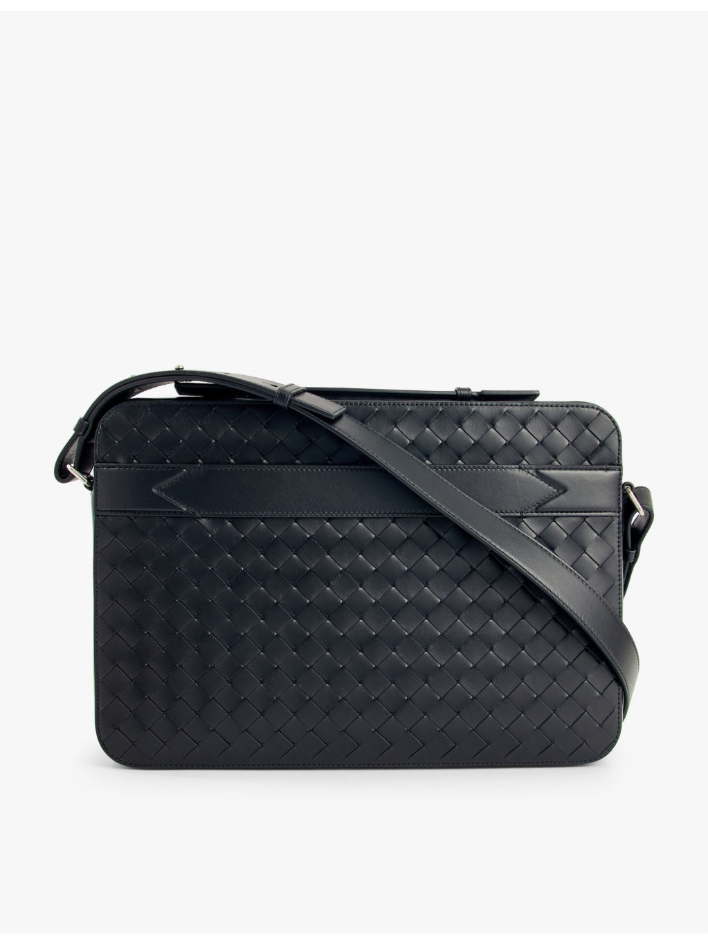 Intrecciato leather briefcase - 1