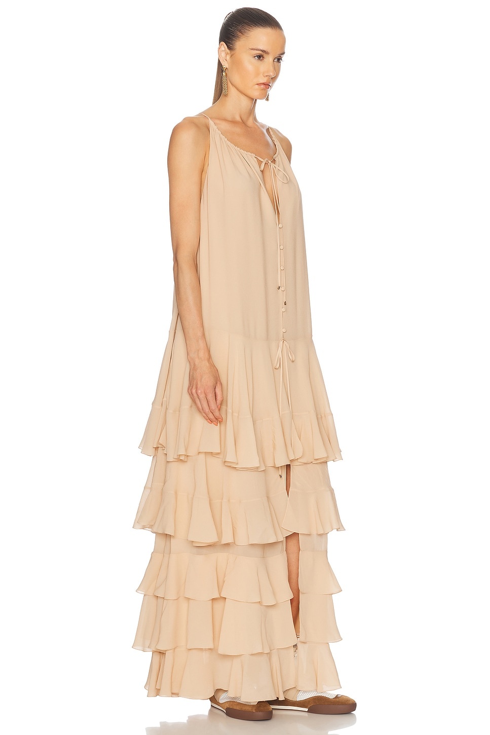 Flowy Tiered Dress - 2