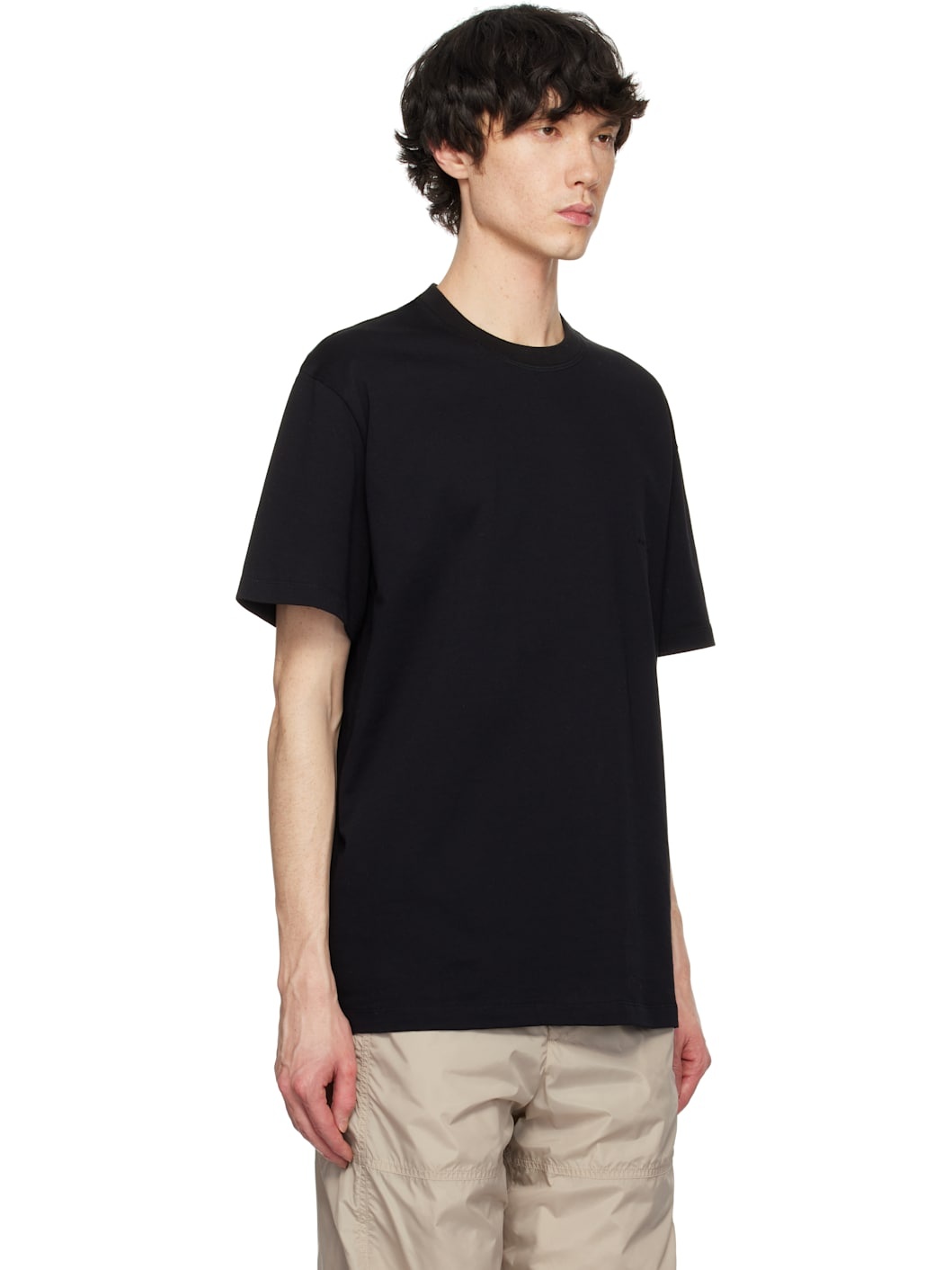 Black Embroidered Logo T-shirt - 2