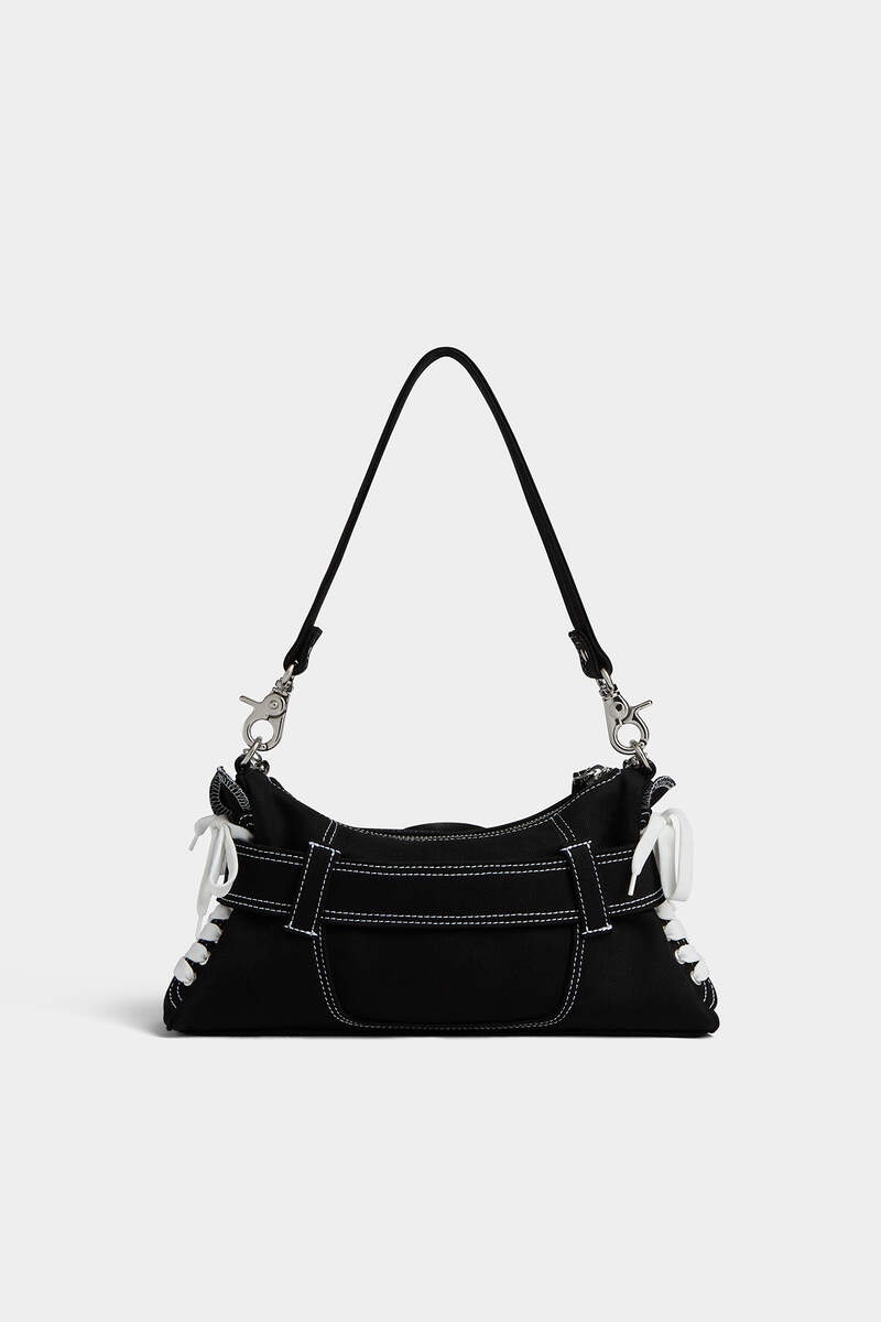 GOTHIC DSQUARED2 DENIM SHOULDER BAG - 2