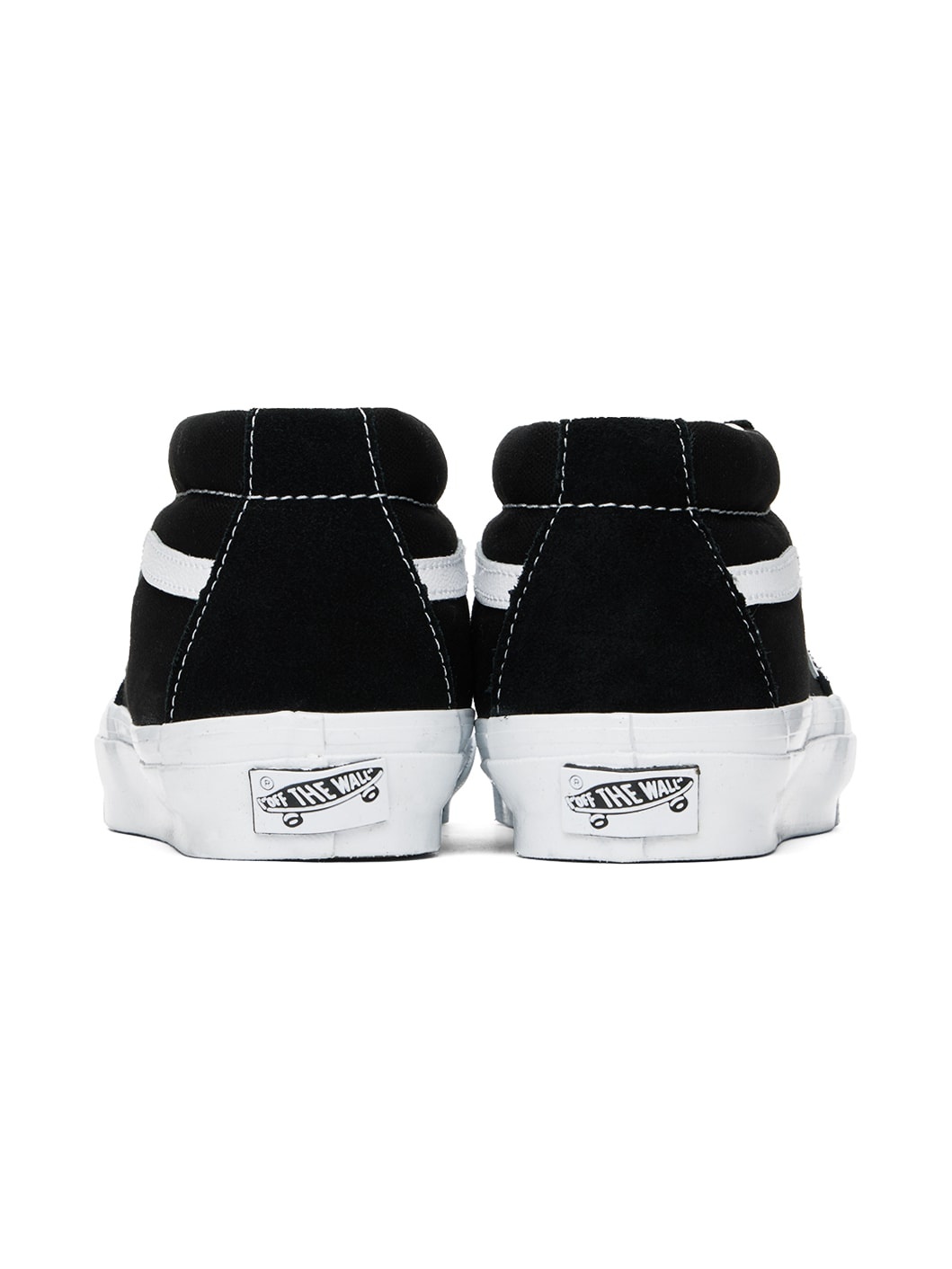 Black & White Sk8-Mid 83 Sneakers - 2