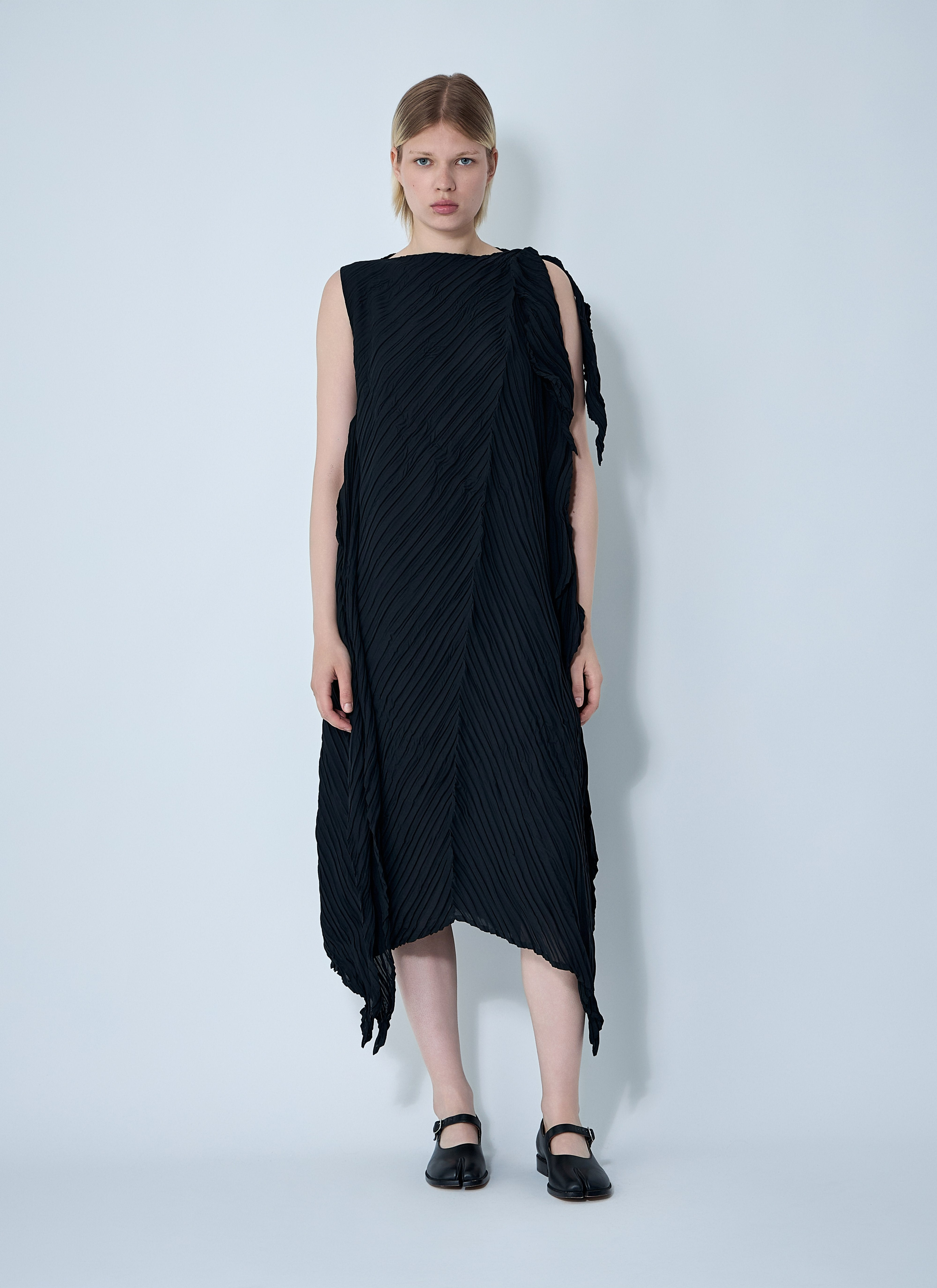 Issey Miyake Women Wrinkled And Twisted Dress - 2