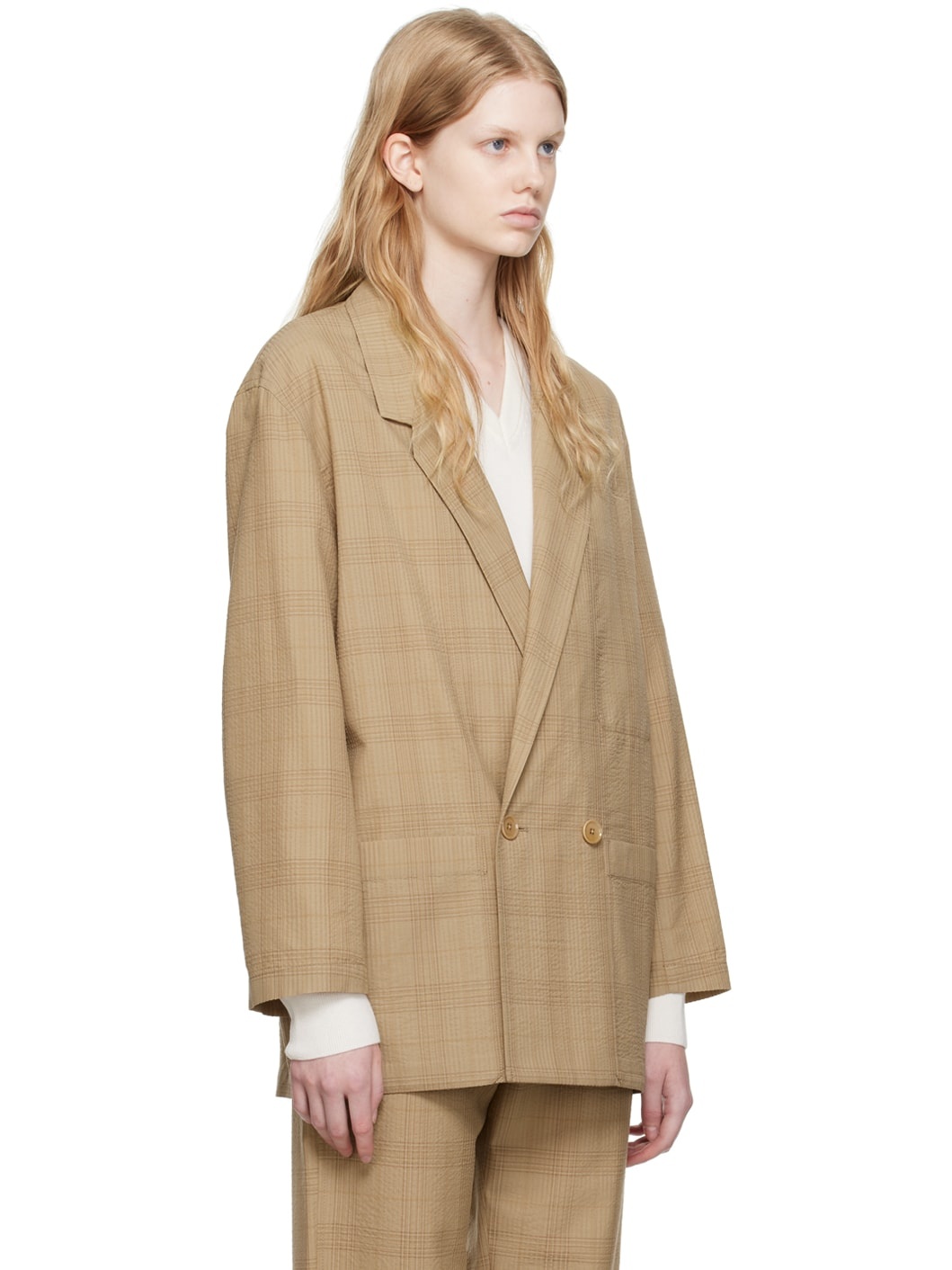 Brown Workwear Blazer - 2