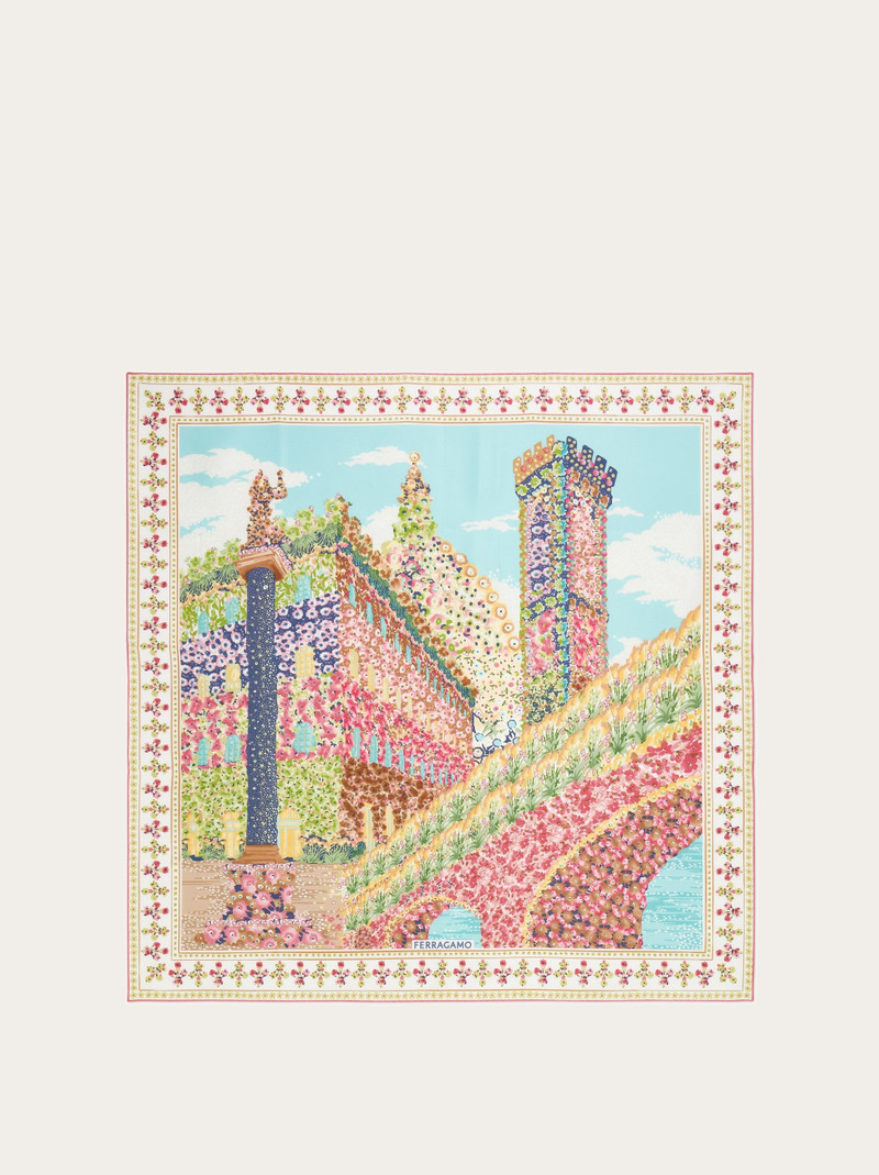 Palazzo print silk scarf 1