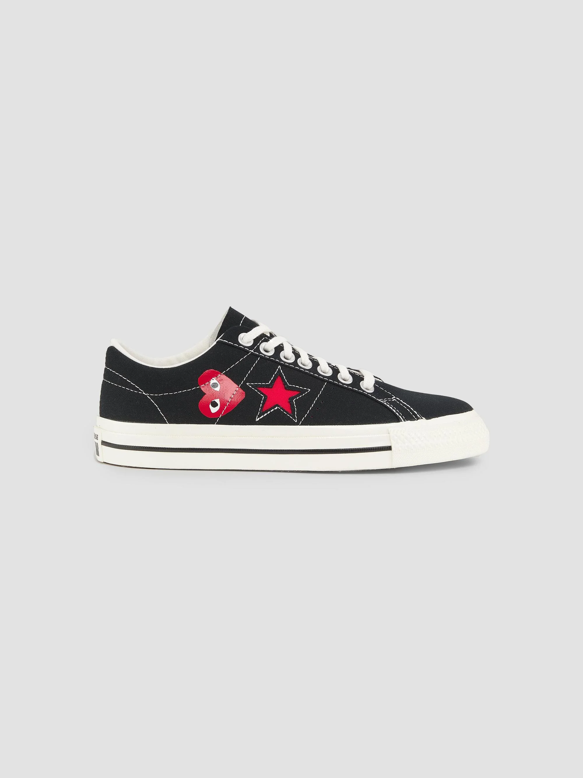Unisex One Star Low-Top Sneakers - Black - 1