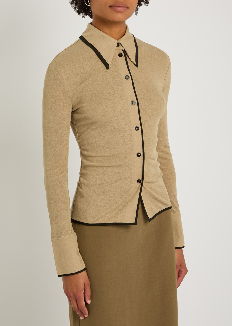 Nanushka Idana Mesh-jersey Shirt - 2