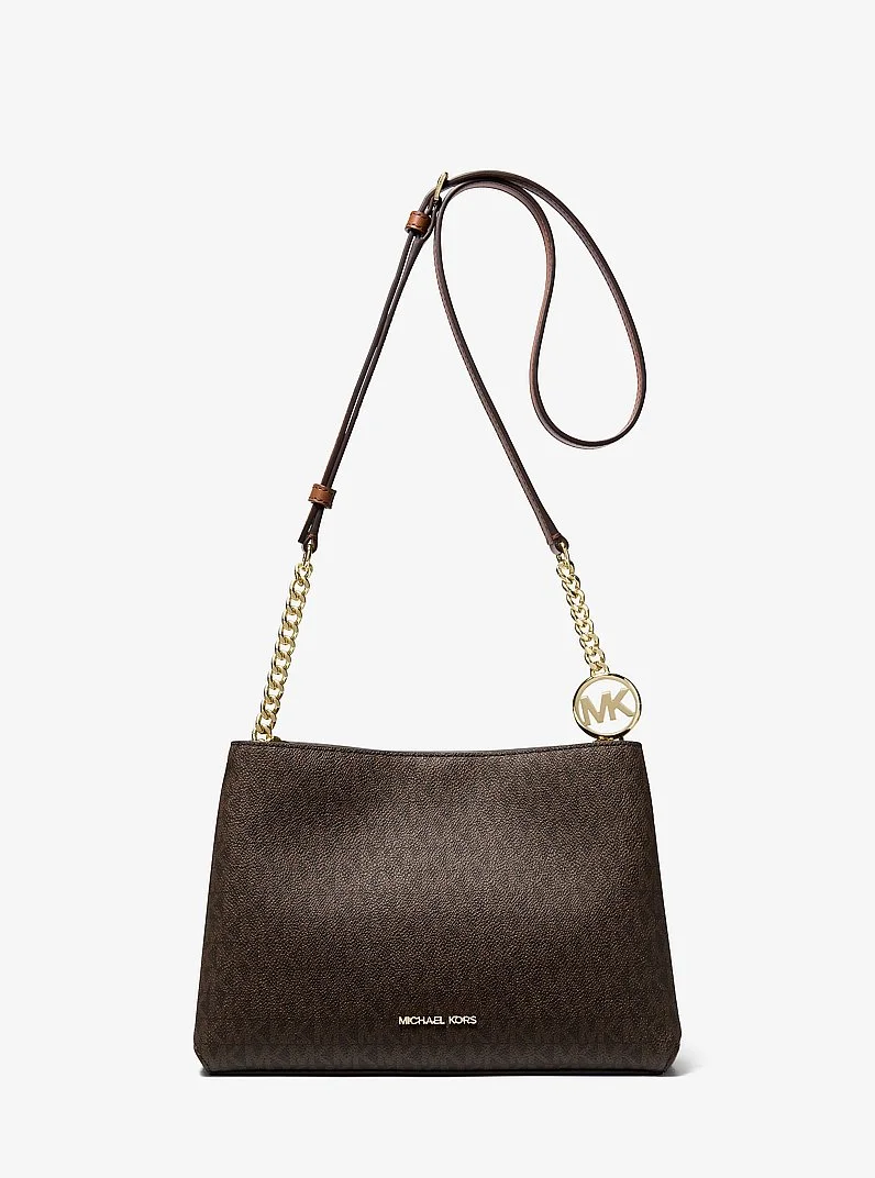 Christina Small Signature Logo Crossbody Bag - 1