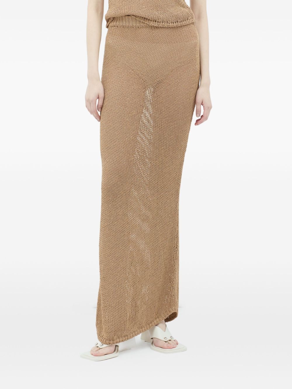 sheer maxi skirt - 3