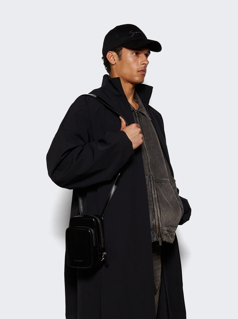 Givenchy Small Pandora Camera Bag In Shiny Leather Black outlook