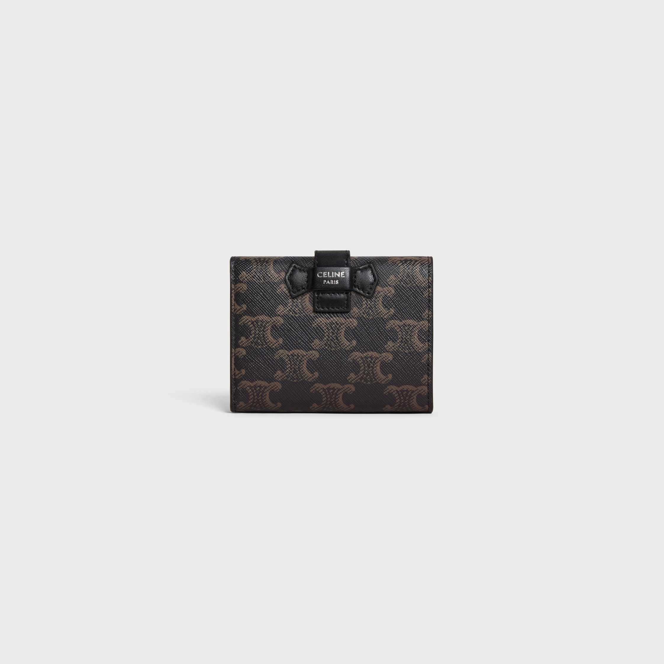 Fine Strap Wallet in Triomphe Canvas and Lambskin - 3