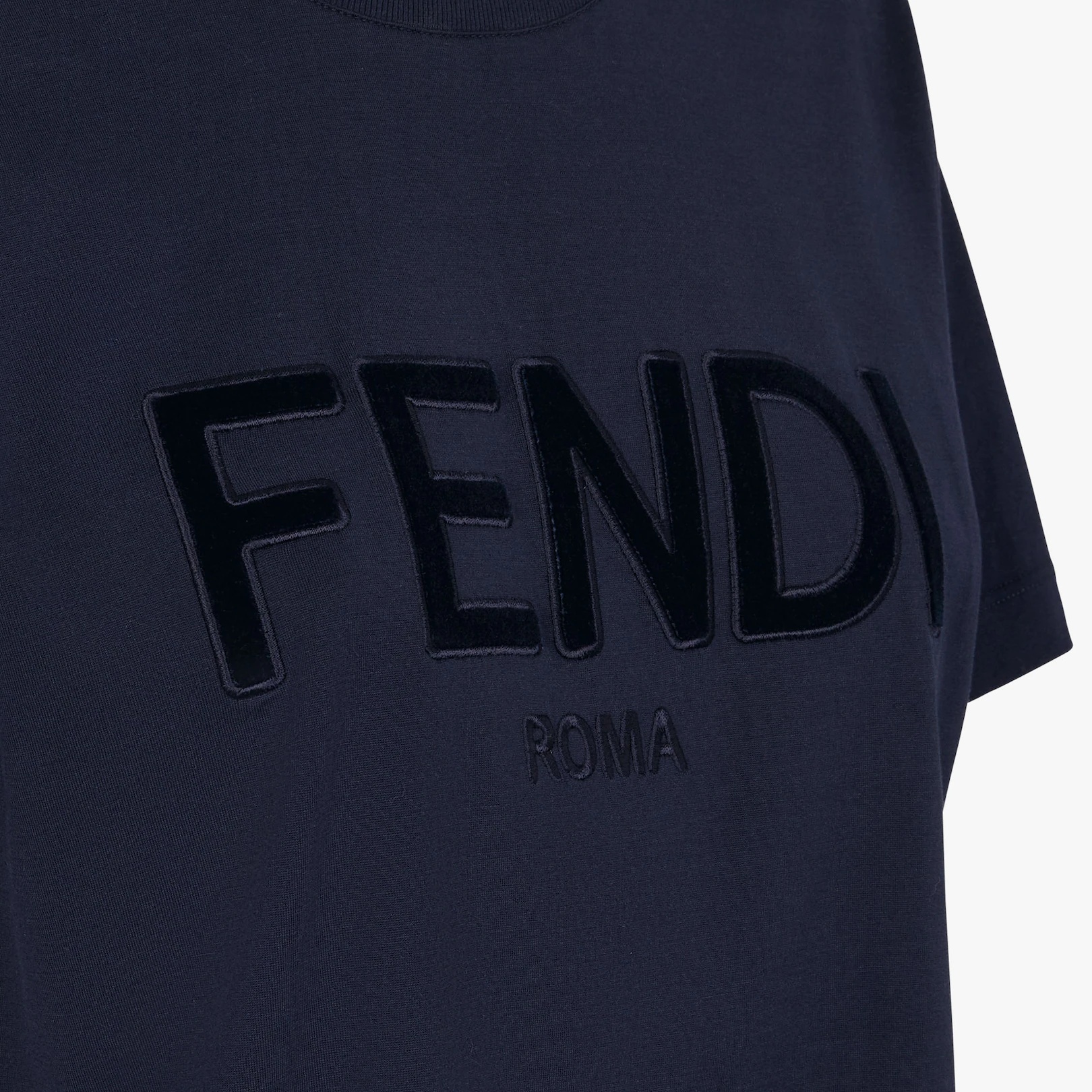 Blue cotton T-shirt - 3